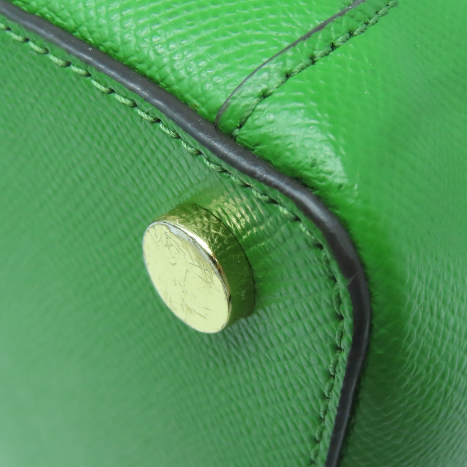 Michael Kors 【激減優惠】牛皮皮革Shoulder Bag金扣肩背袋綠色
