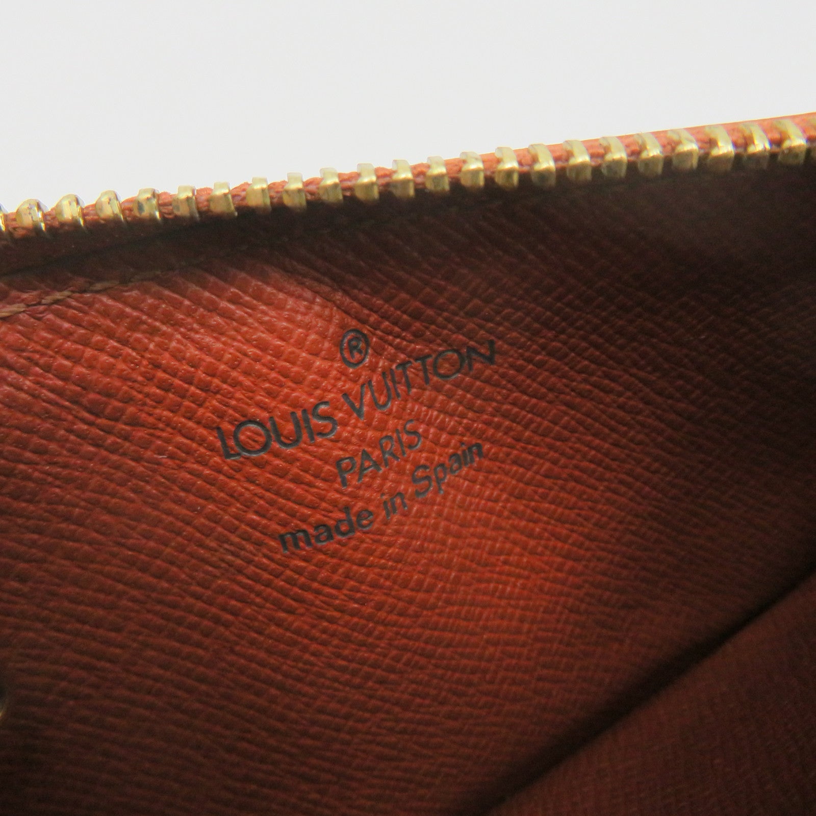 LOUIS VUITTON Epi Pochette Cles Coin Purse零钱包啡色