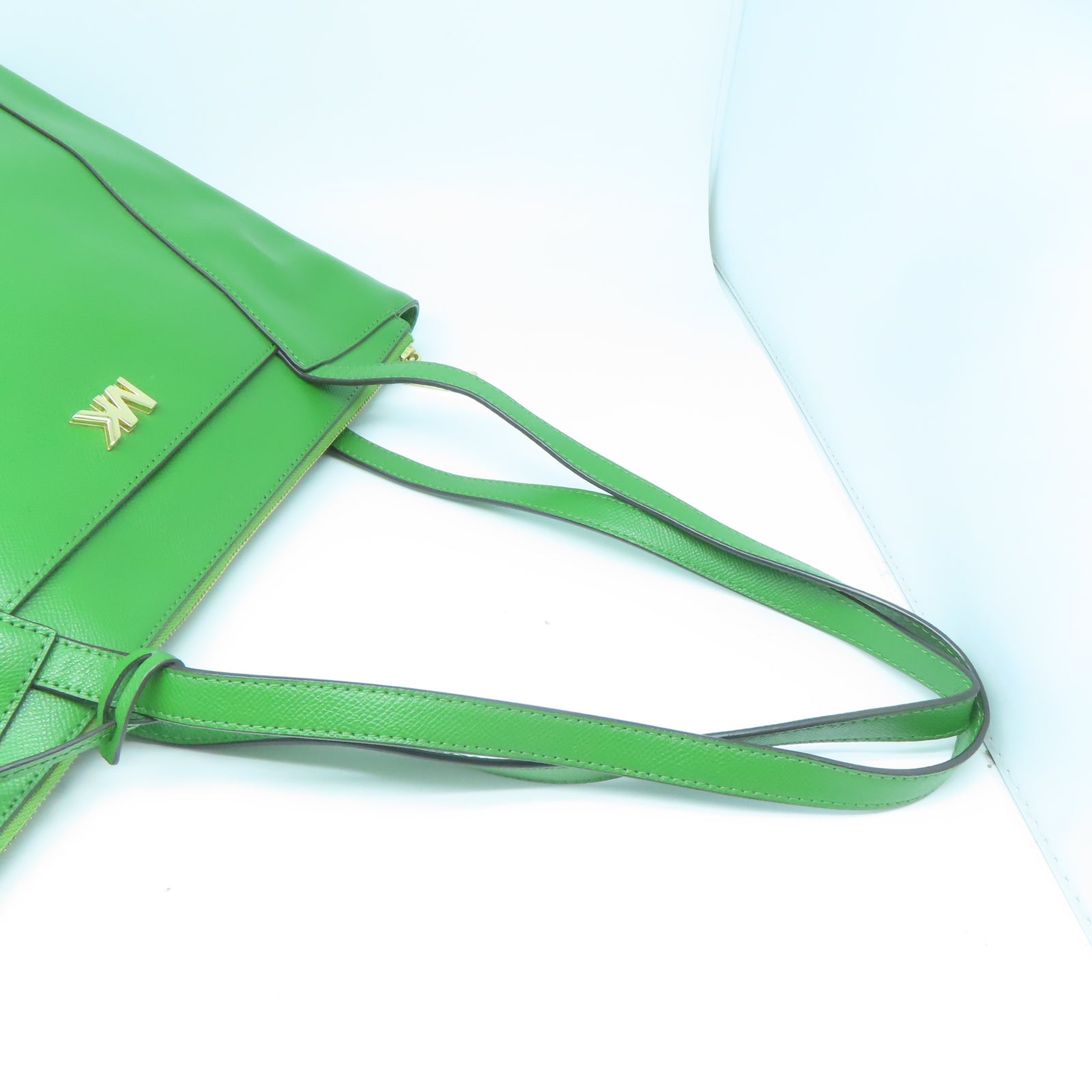 Michael Kors 【激減優惠】牛皮皮革Shoulder Bag金扣肩背袋綠色