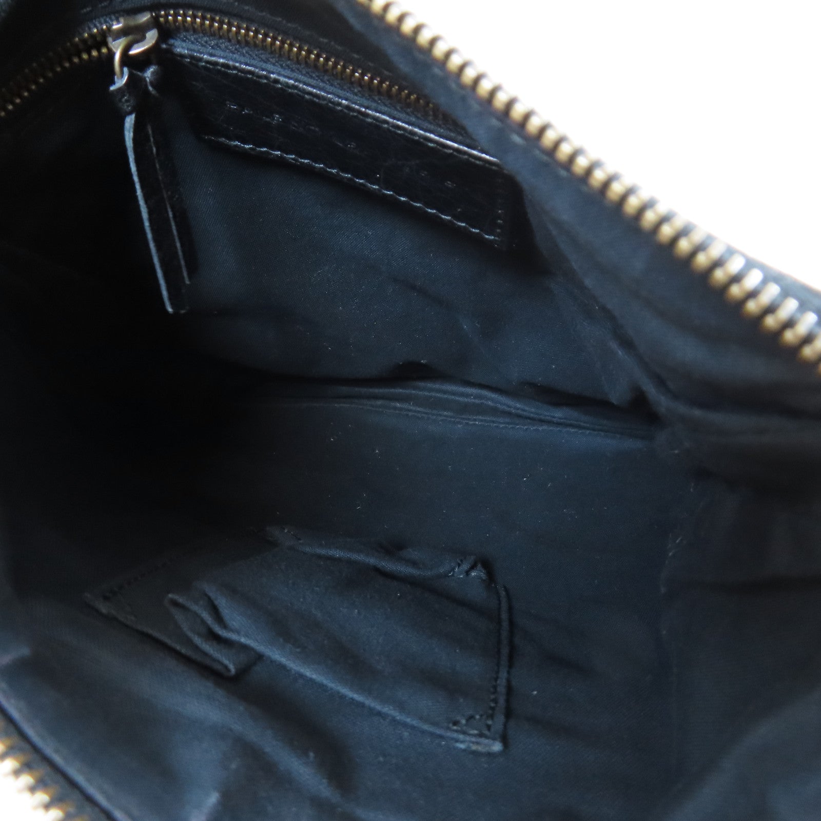 BALENCIAGA 皮革Classic Flat Crossbody Bag金扣肩背袋黑色