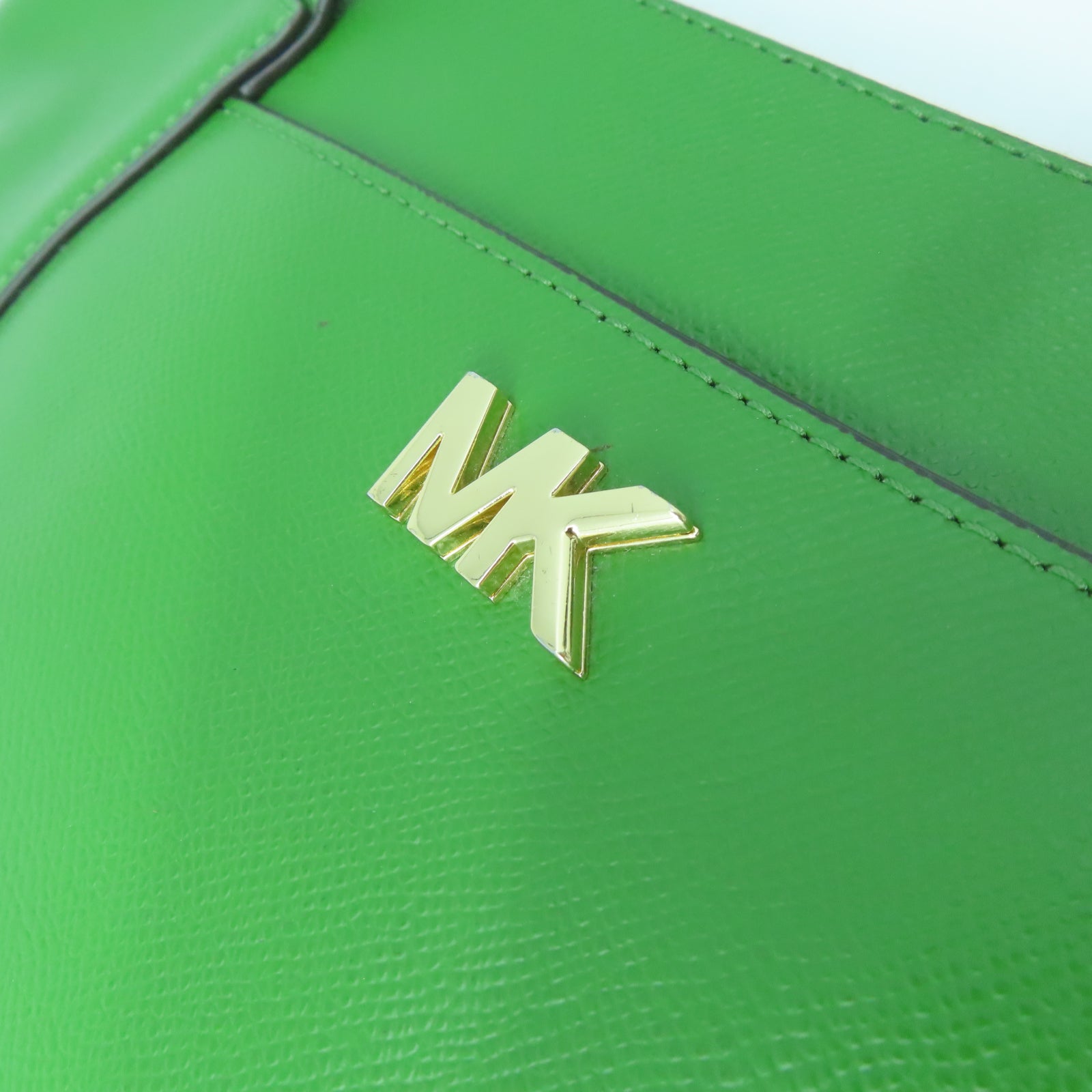 Michael Kors 【激減優惠】牛皮皮革Shoulder Bag金扣肩背袋綠色