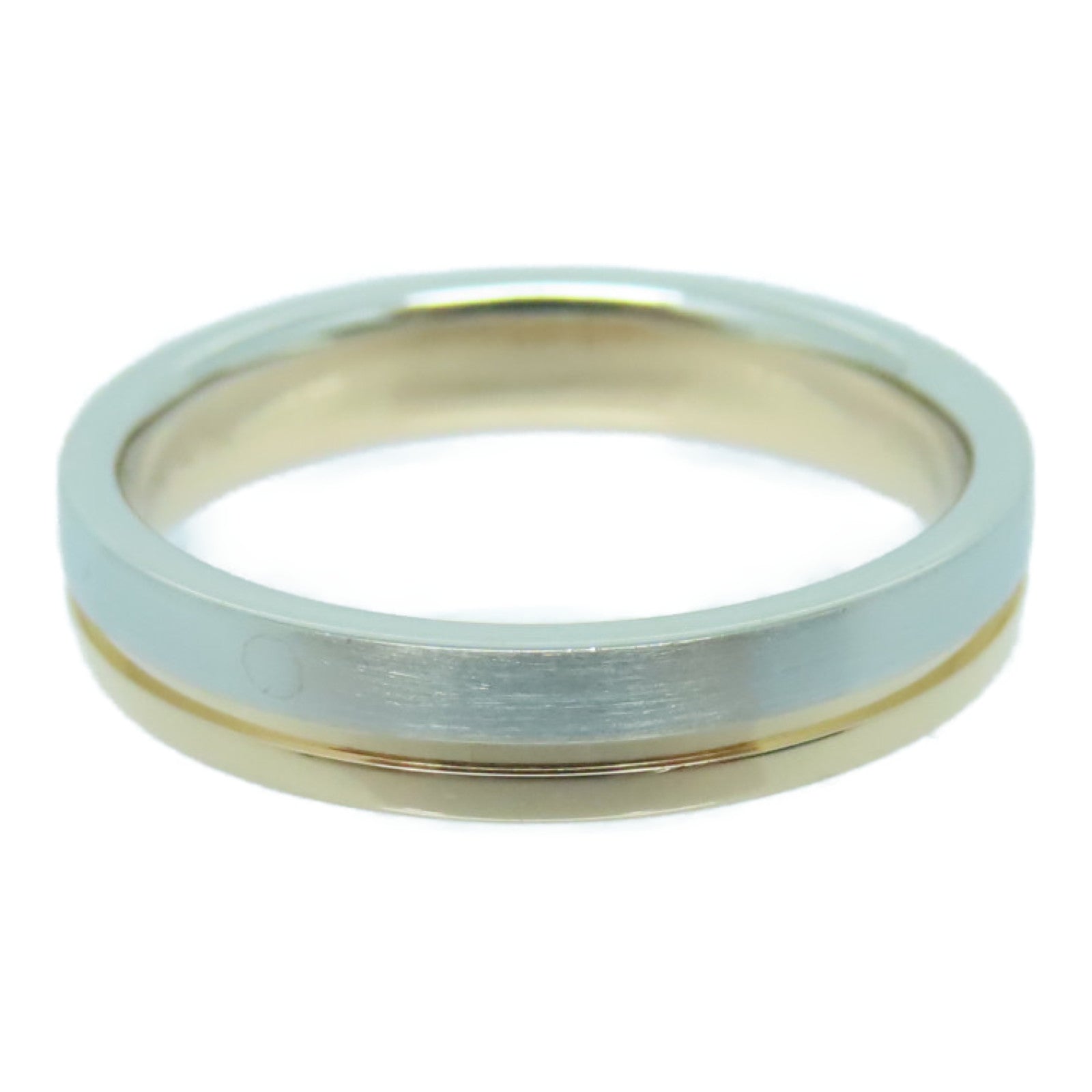 JEWELRY 950PT鉑金/18K玫瑰金Diamond Ring 0.009ct鑽石戒指US#5.75
