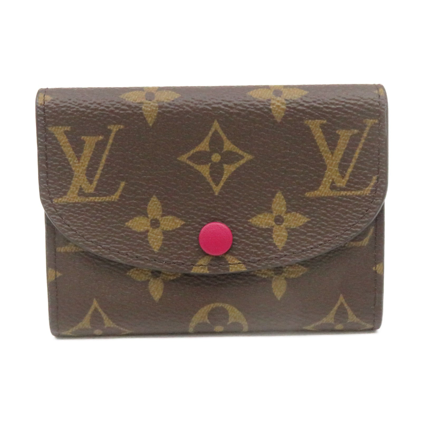 LOUIS VUITTON Monogram Rosalie Card case卡套啡色