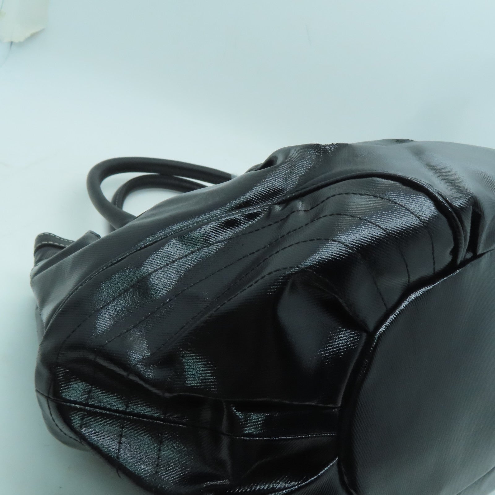 BURBERRY 牛皮皮革Shoulder Bag銀扣肩背袋黑色