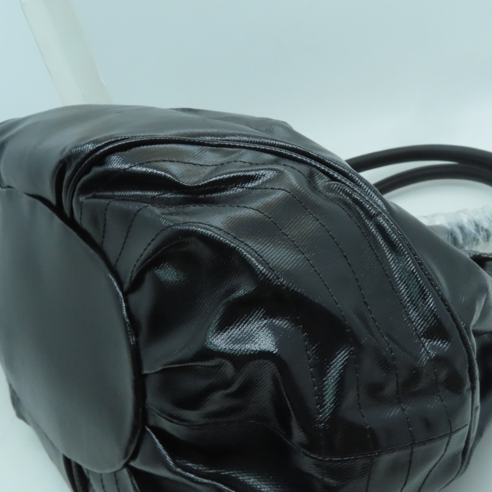 BURBERRY 牛皮皮革Shoulder Bag銀扣肩背袋黑色