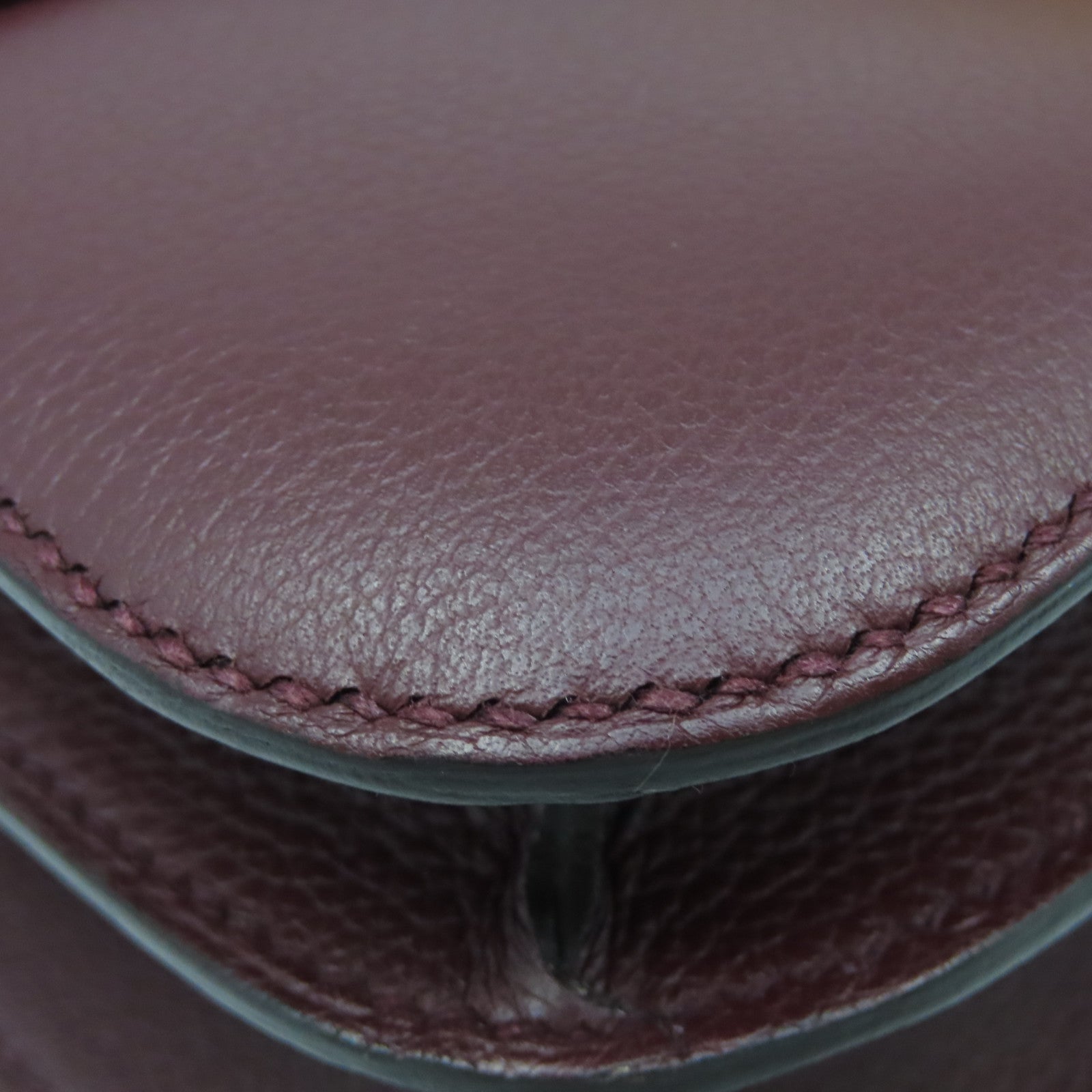 HERMES Evercolor皮革Constance 24金扣肩背袋酒红色– Brand Off