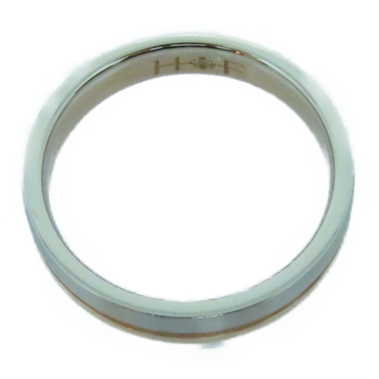 JEWELRY 950PT鉑金/18K玫瑰金Diamond Ring 0.009ct鑽石戒指US#5.75