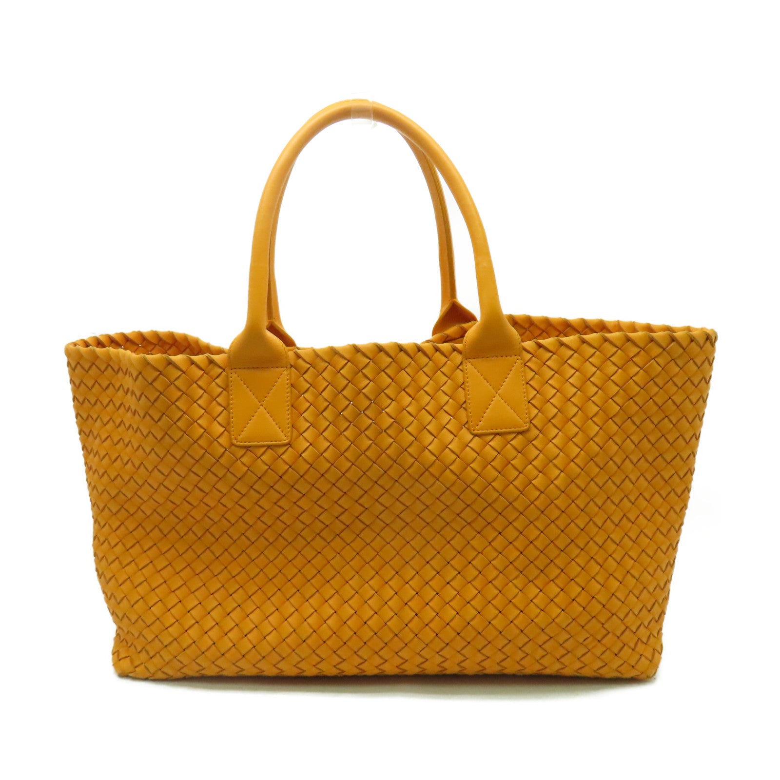 BOTTEGA VENETA 織紋皮革Shoulder Bag肩背袋橙色