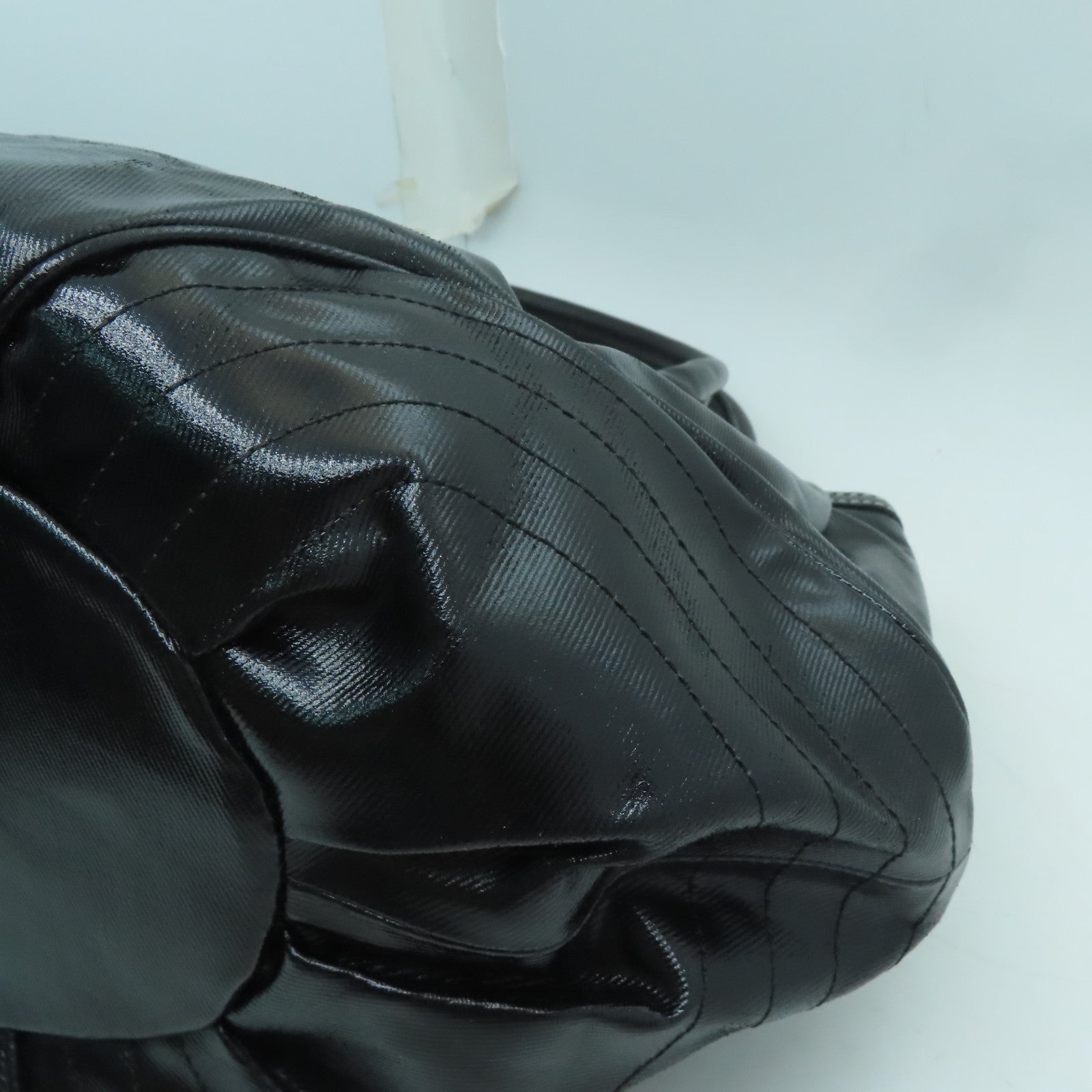 BURBERRY 牛皮皮革Shoulder Bag銀扣肩背袋黑色