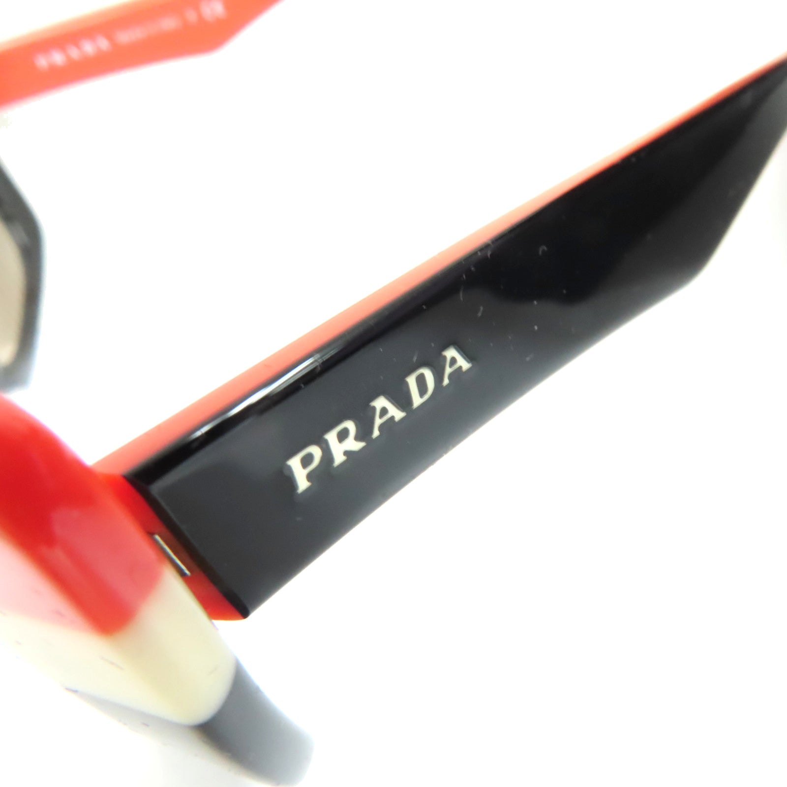 PRADA PVC Sunglasses太陽眼鏡黑色/橙色/杏色