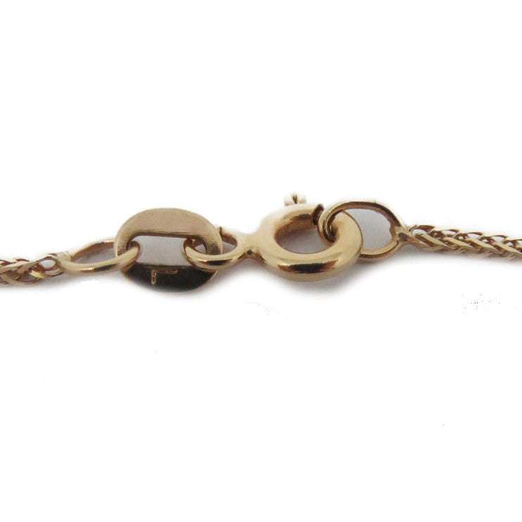 JEWELRY [Sharp Discount] 18K Rose Gold Diamond Necklace0.08ct/0.05ct Diamond Necklace