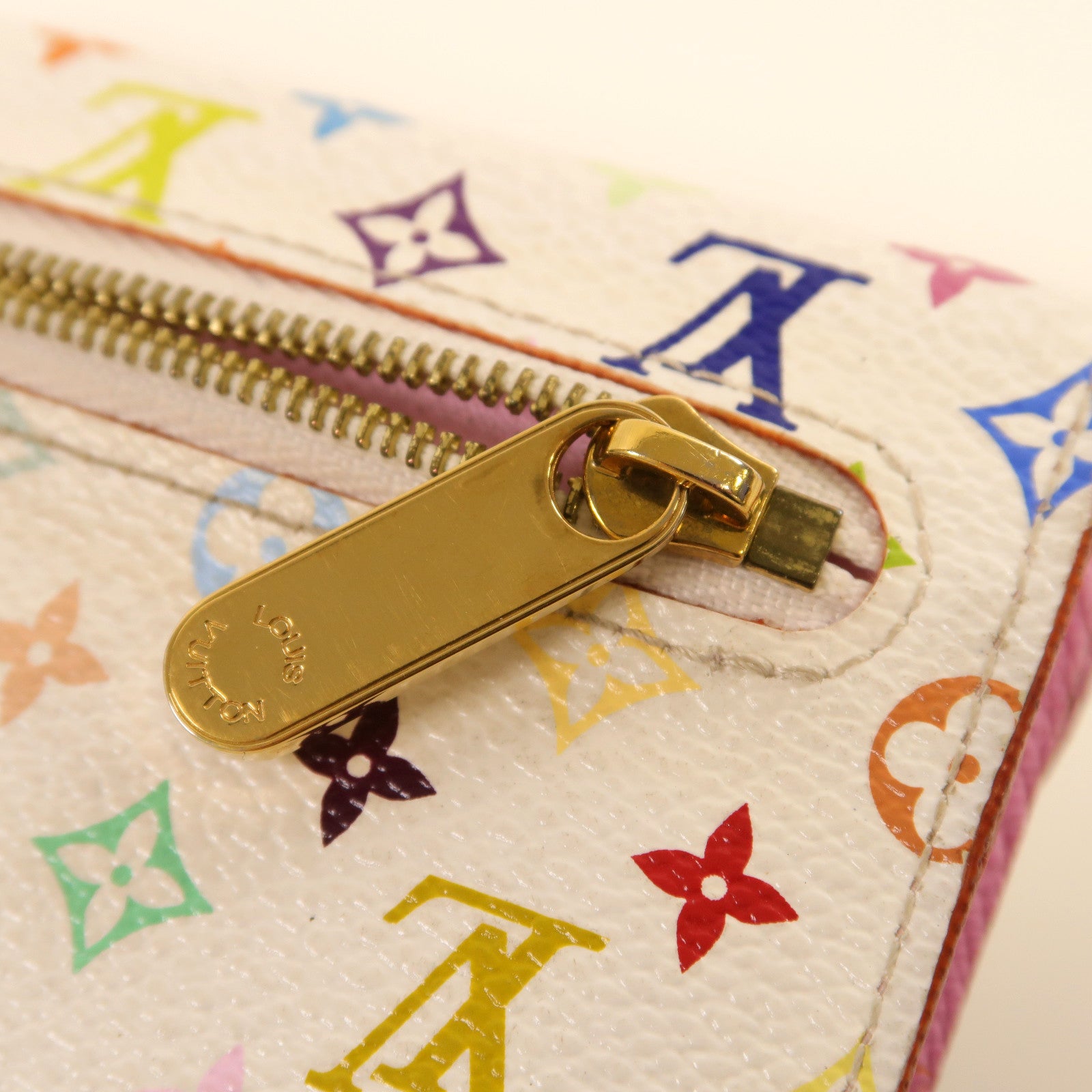 LOUIS VUITTON Monogram Multicolore Wallet金扣錢包彩色