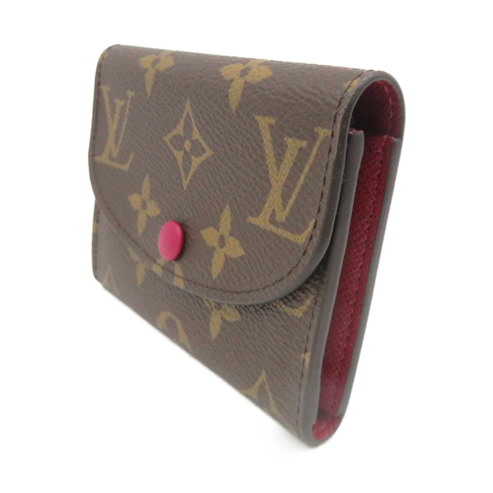 LOUIS VUITTON Monogram Rosalie Card case卡套啡色