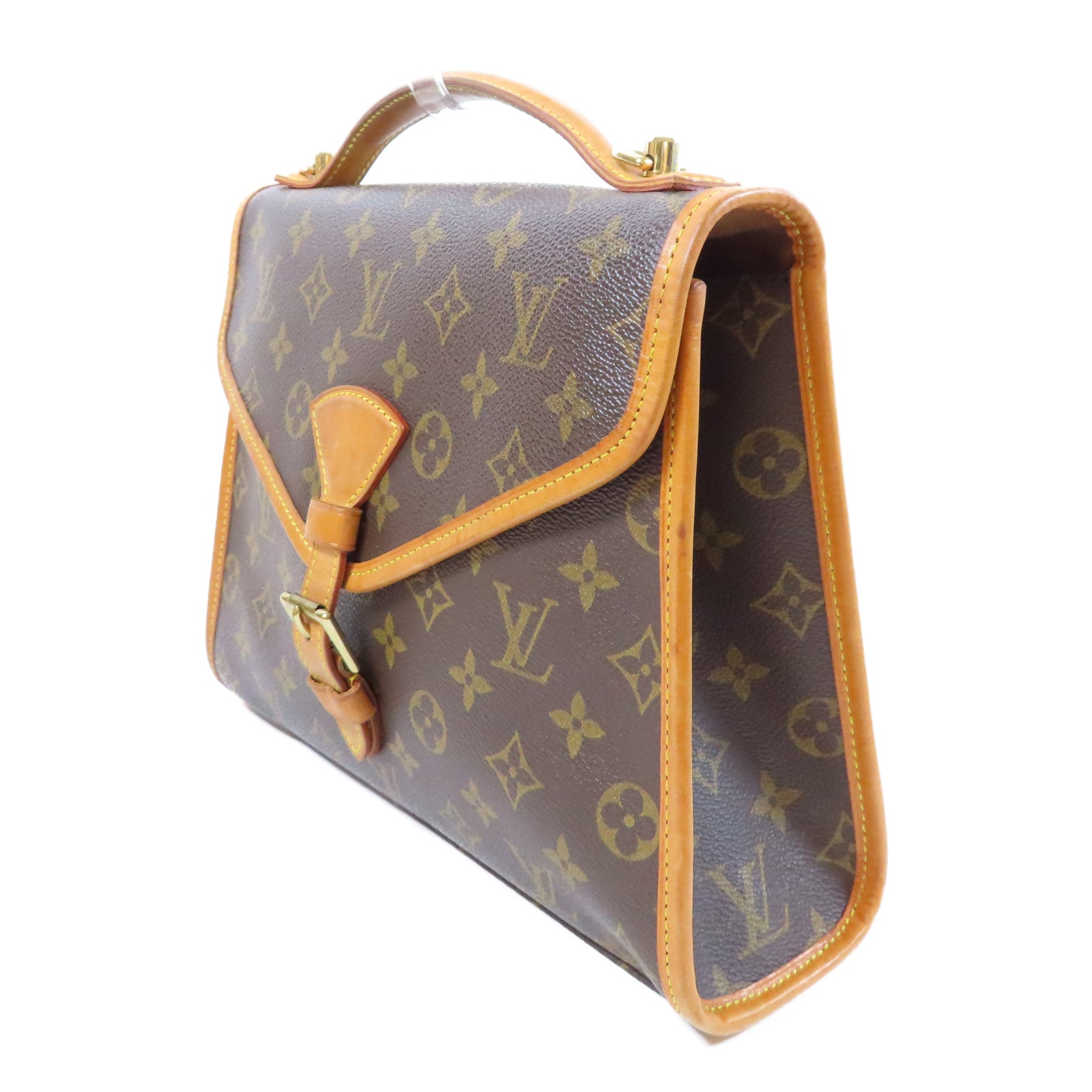 LOUIS VUITTON Monogram Bel Air金扣手挽肩背兩用袋啡色