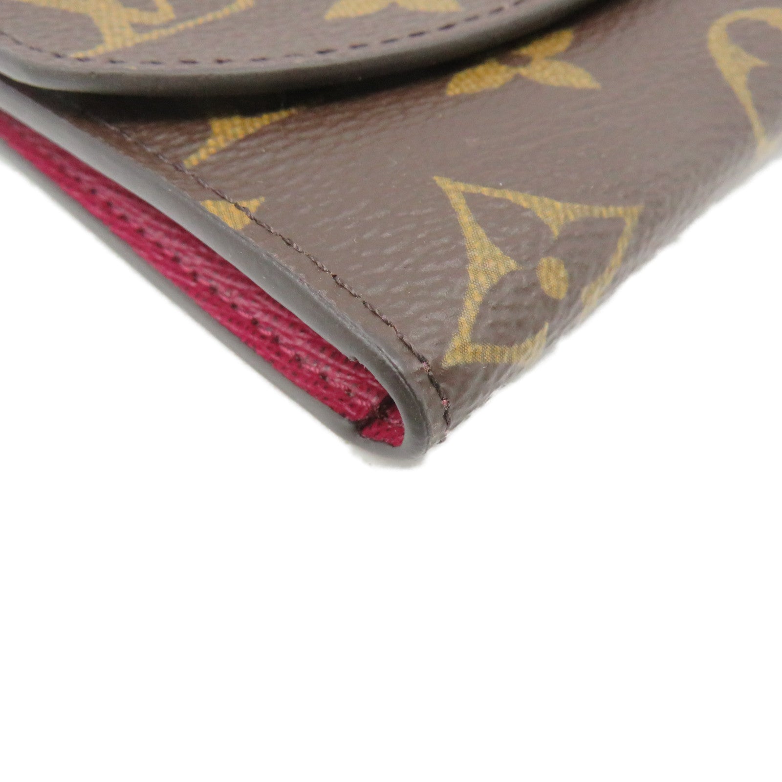 LOUIS VUITTON Monogram Rosalie Card case卡套啡色