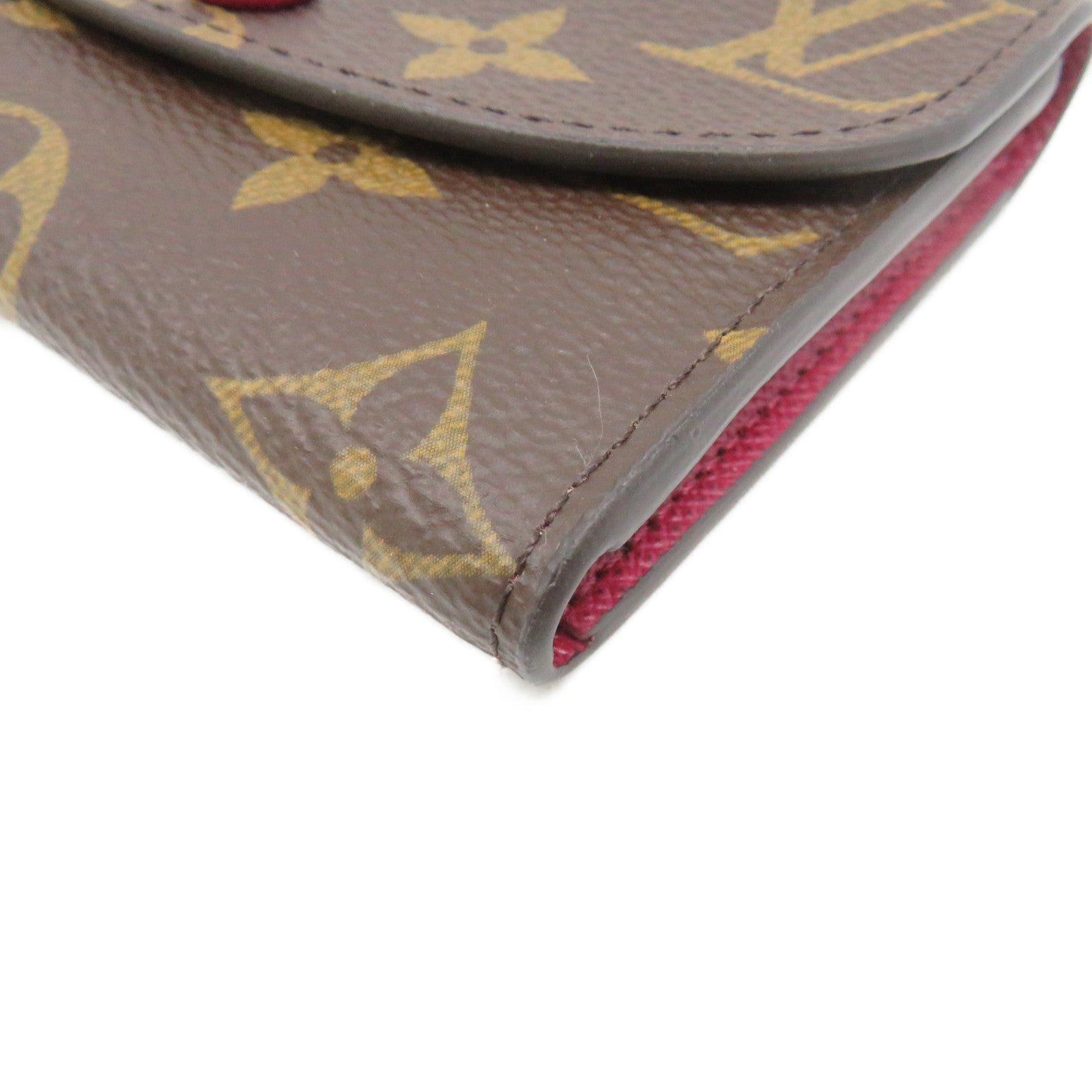 LOUIS VUITTON Monogram Rosalie Card case卡套啡色
