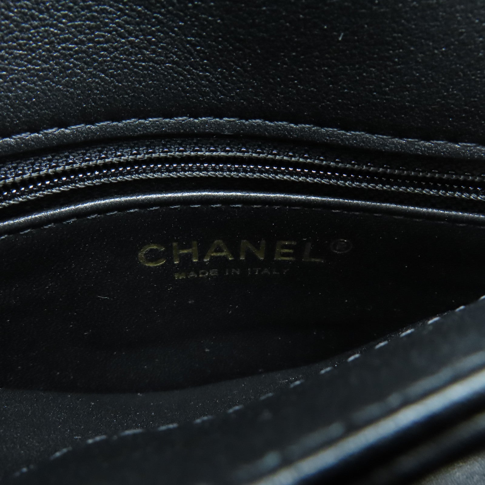 CHANEL 菱格牛革皮皮革Flap Bag With Top Handle金扣手挽肩背兩用袋黑色