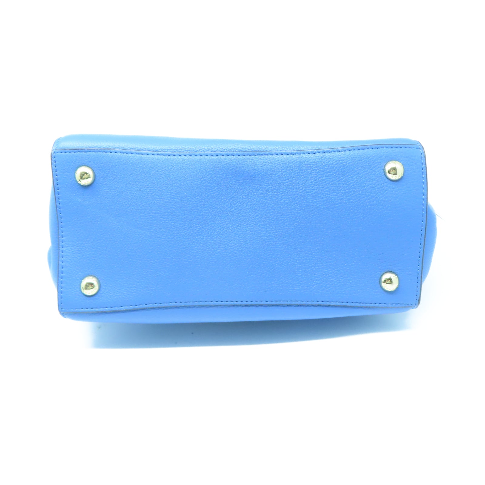 Michael Kors 【激減優惠】牛皮皮革2 Way Shoulder Bag金扣手挽肩背兩用袋藍色