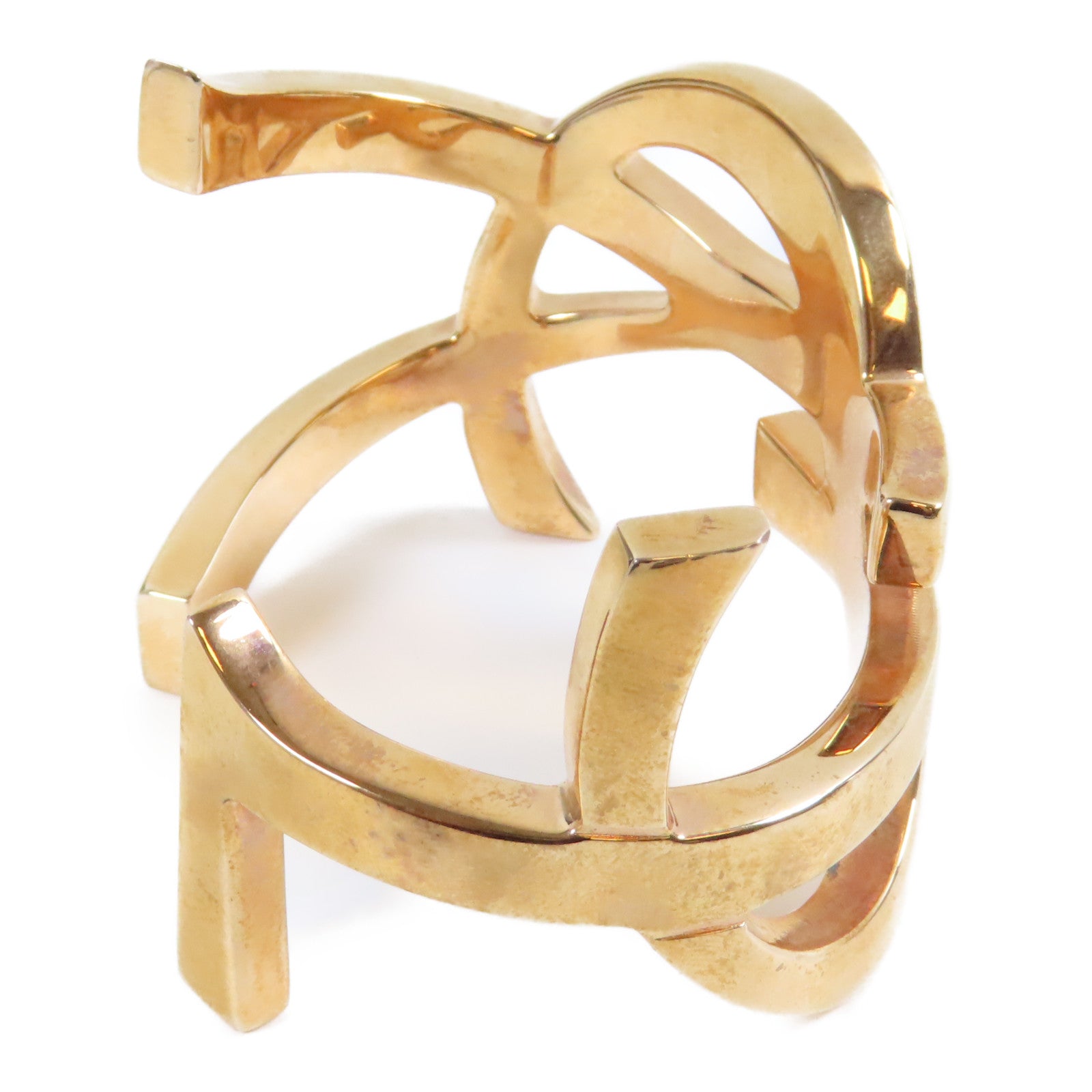 SAINT LAURENT 金屬Bangle手鐲金色