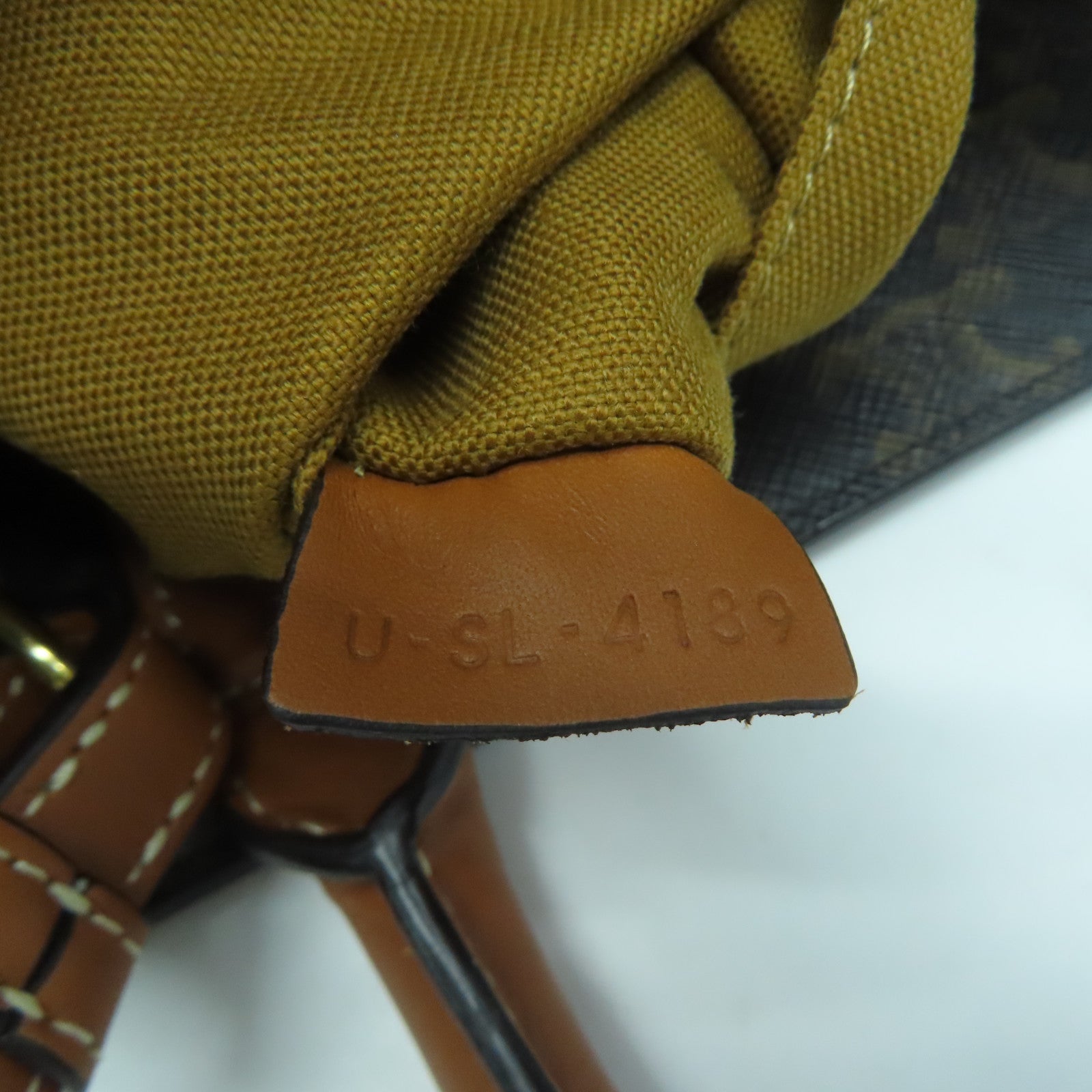 CELINE 塗層帆布2 Way Shoulder金扣手挽肩背兩用袋啡色