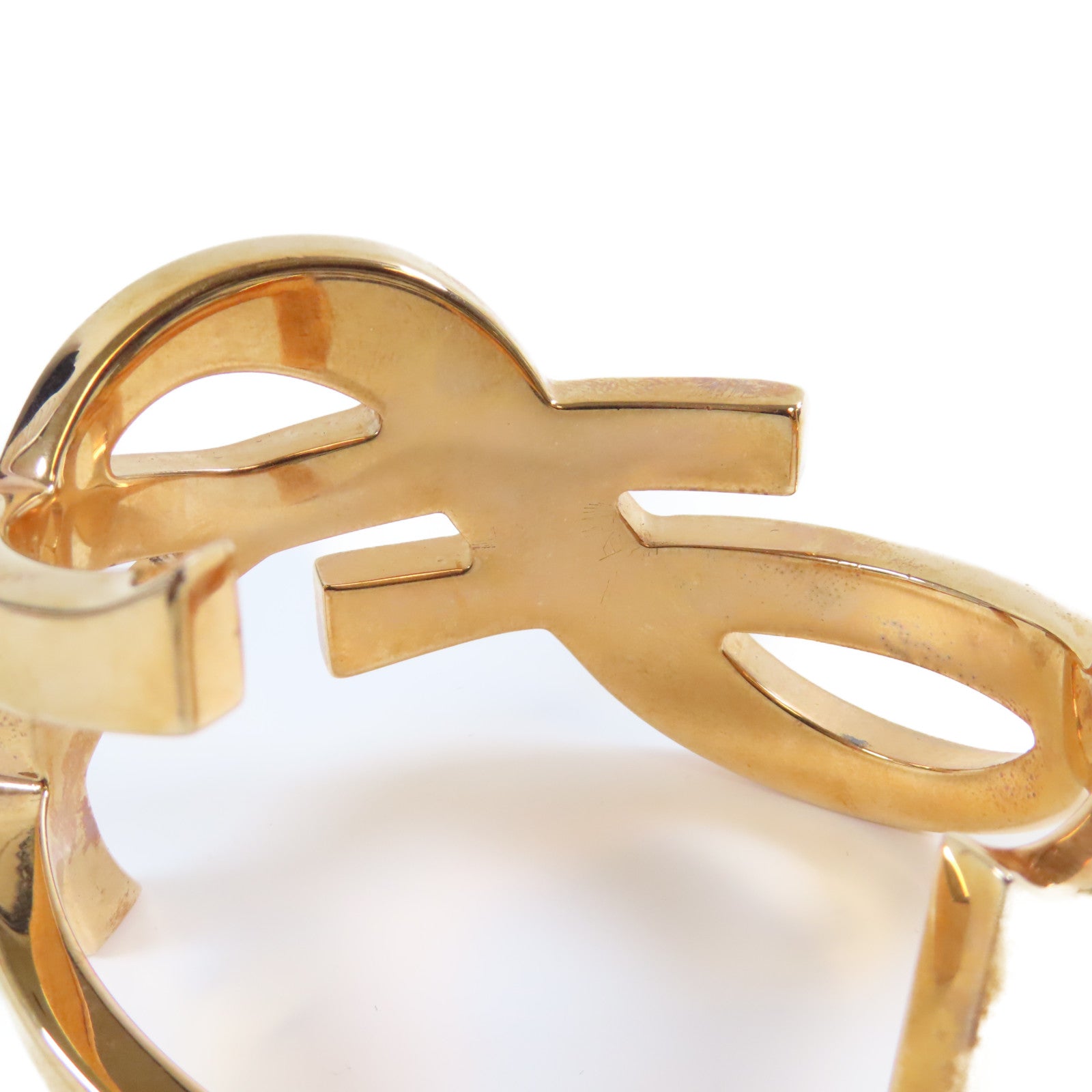 SAINT LAURENT 金屬Bangle手鐲金色