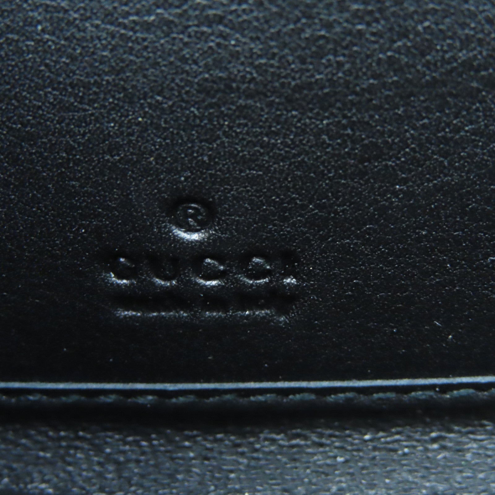 GUCCI 涂层皮革Round Wallet金扣长钱包啡色
