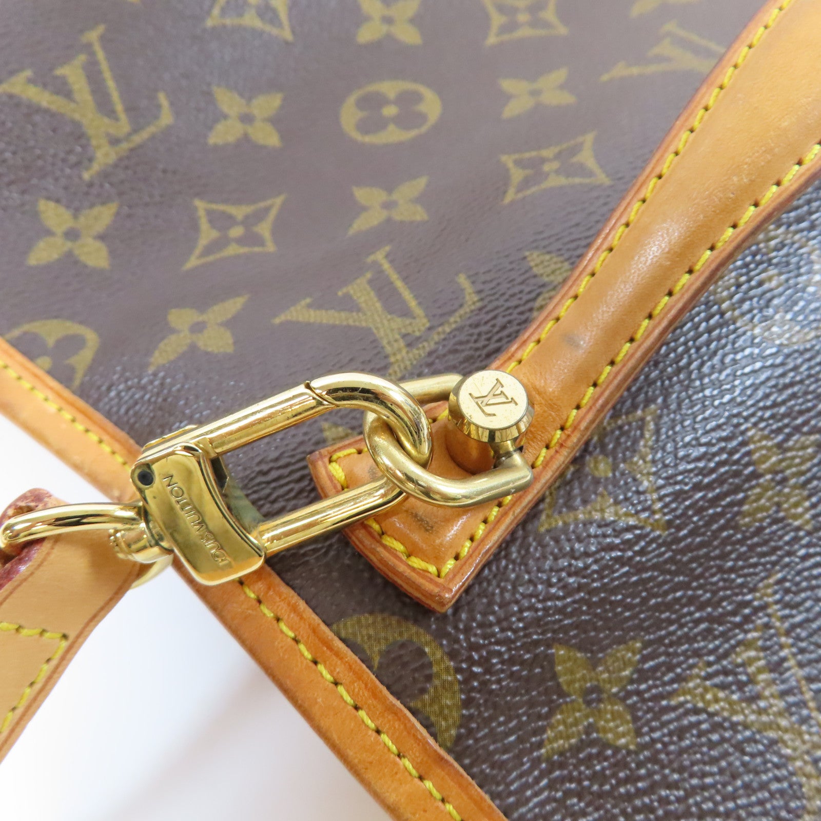 LOUIS VUITTON Monogram Bel Air金扣手挽肩背兩用袋啡色