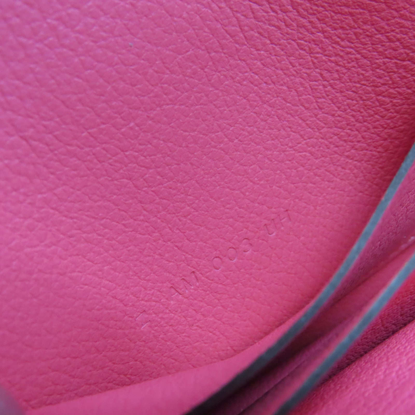 HERMES Evercolor皮革Roulis Slim Pouch銀扣錢包/手拿包Rose Azalee杜鵑粉色