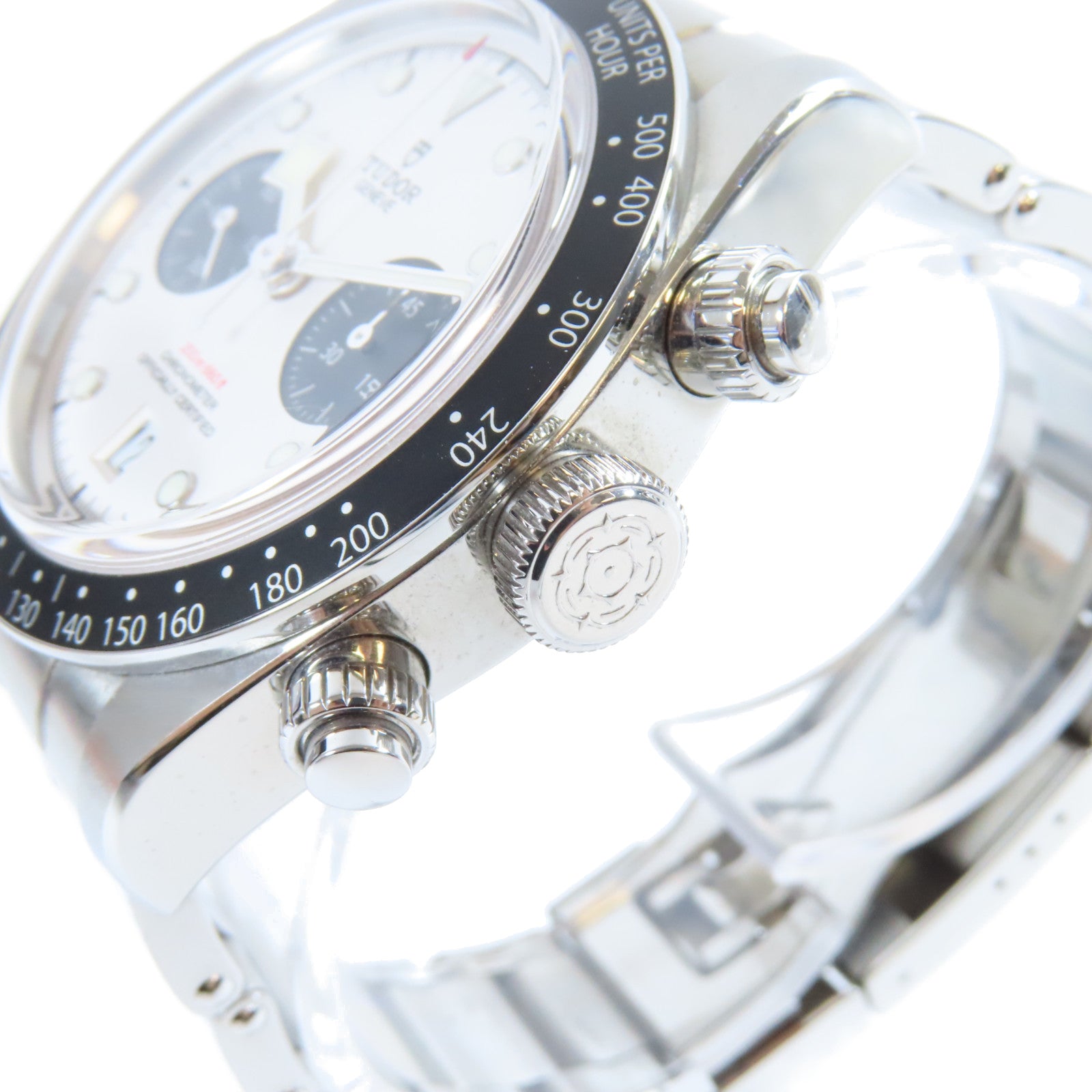TUDOR Black Bay Chrono不鏽鋼手錶自動機芯白色