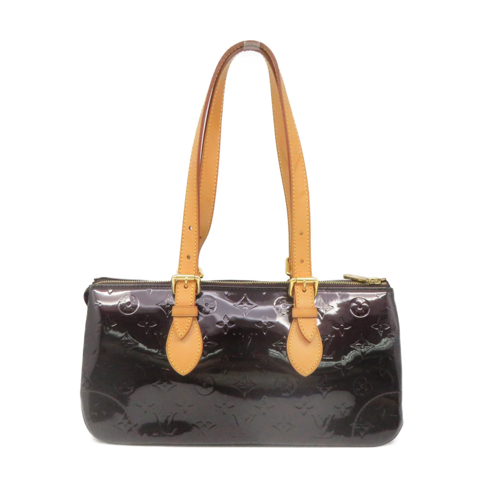 LOUIS VUITTON Mono-Vernis Rosewood Avenue Shoulder Bag肩背袋深紫色