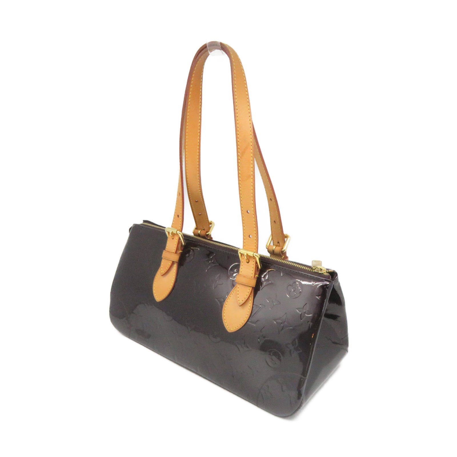 LOUIS VUITTON Mono-Vernis Rosewood Avenue Shoulder Bag肩背袋深紫色