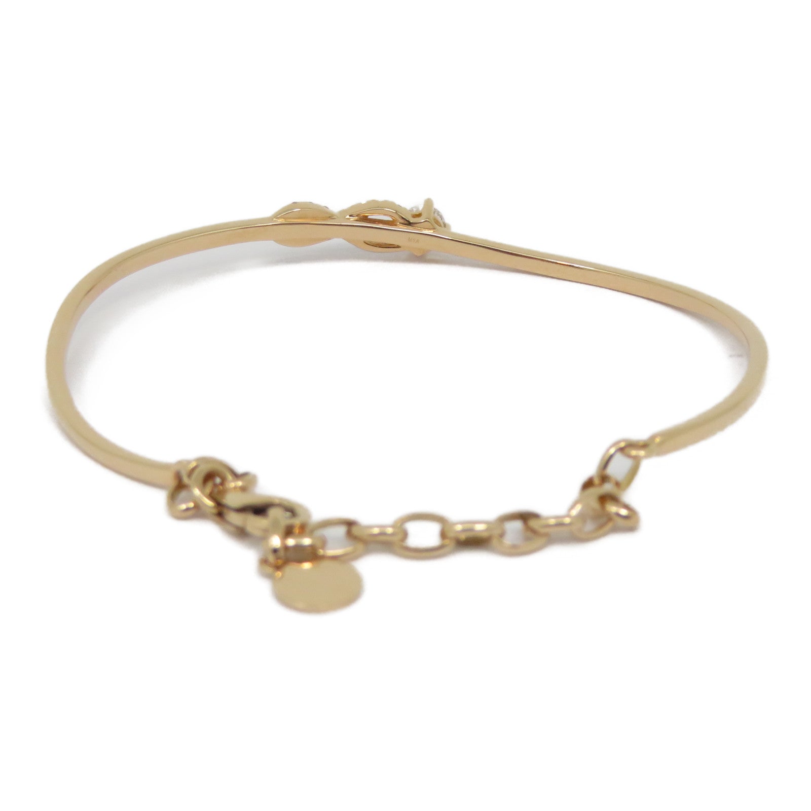 JEWELRY [Sharp Discount] 18K Rose Gold Diamond Bracelet0.18ct/0.08ct Diamond Bracelet