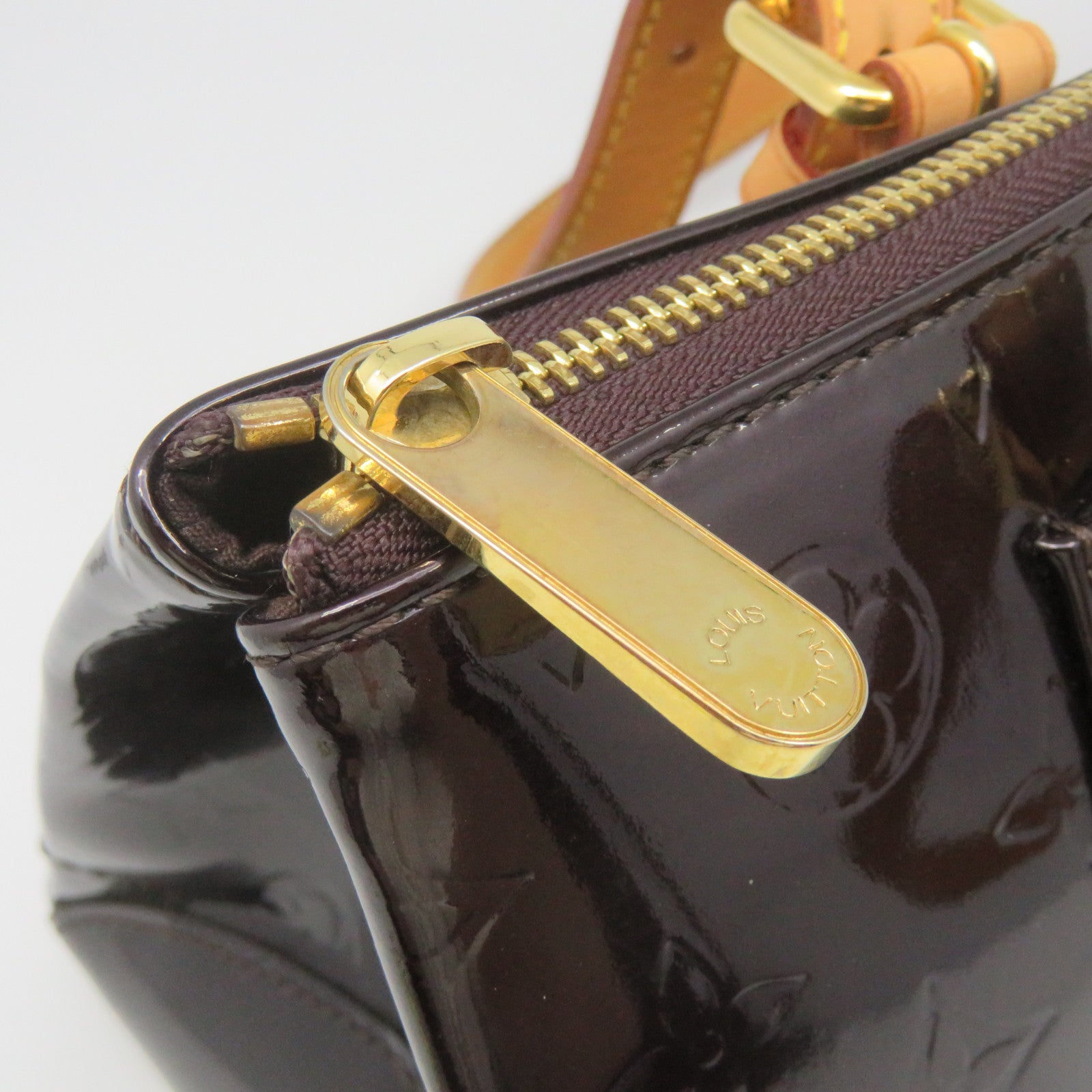 LOUIS VUITTON Mono-Vernis Rosewood Avenue Shoulder Bag肩背袋深紫色