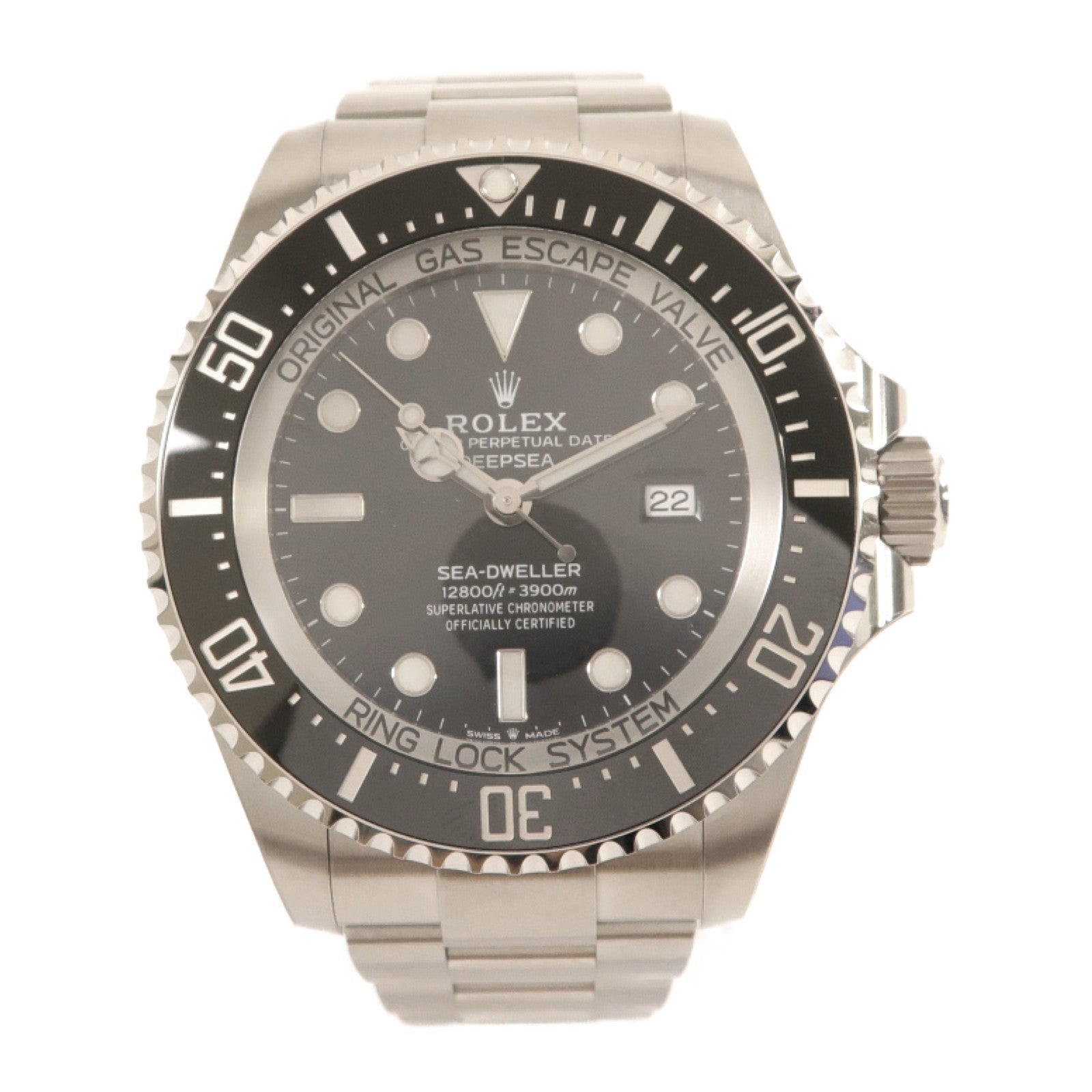 ROLEX Sea Dweller不鏽鋼手錶自動機芯黑色