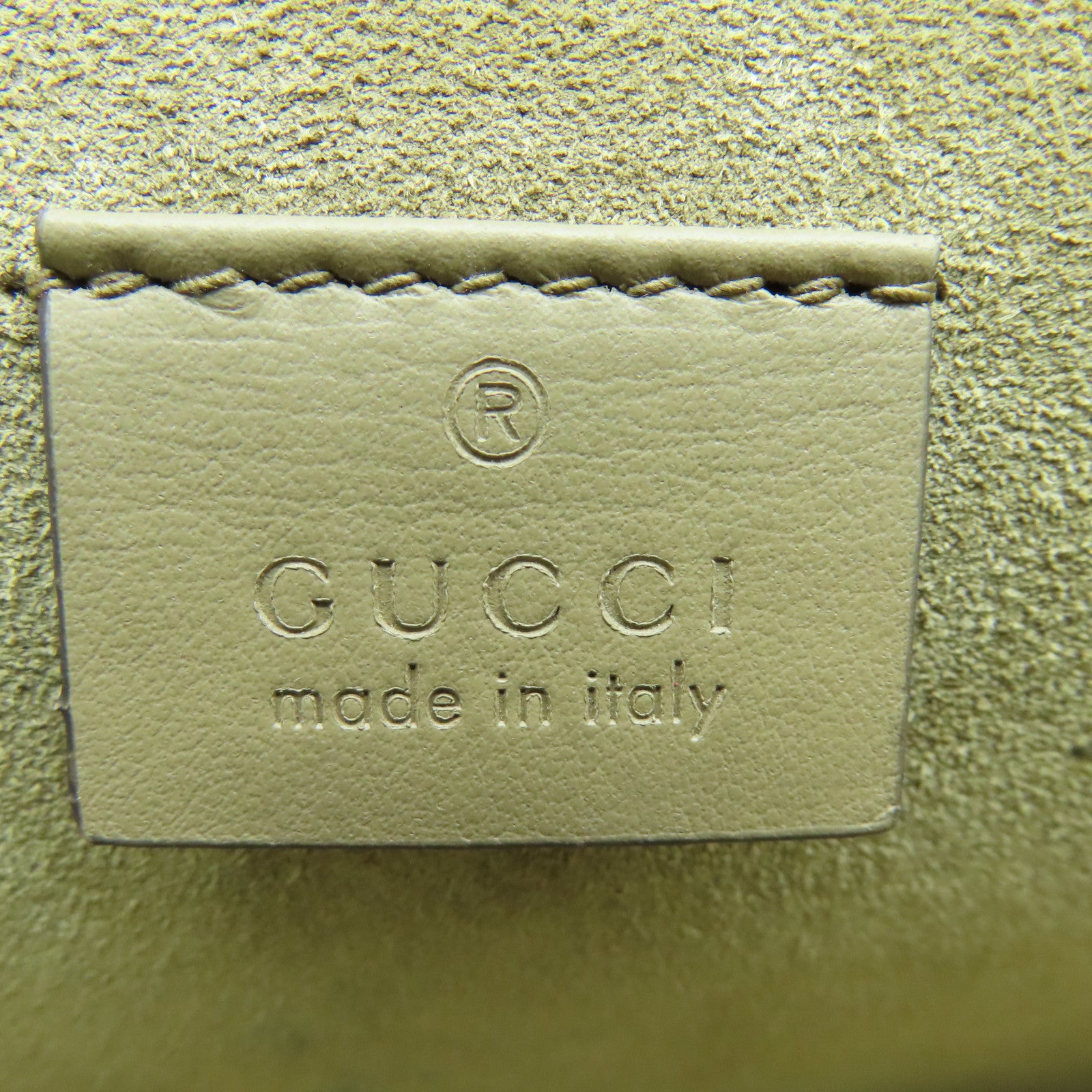 GUCCI 涂层帆布Dionysus GG银扣肩背袋啡色