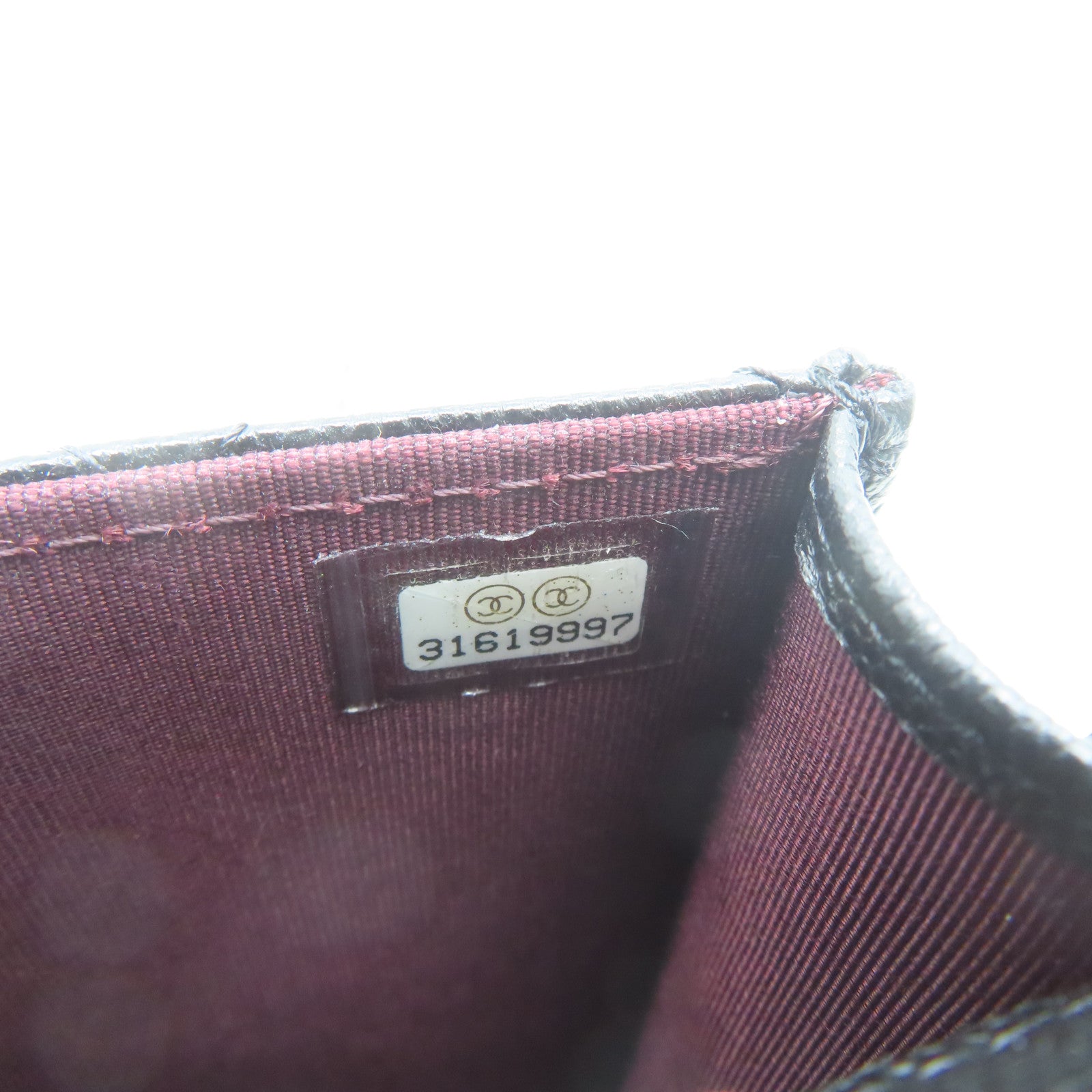CHANEL Caviar皮革Chain Shoulder銀扣鏈帶肩背袋黑色