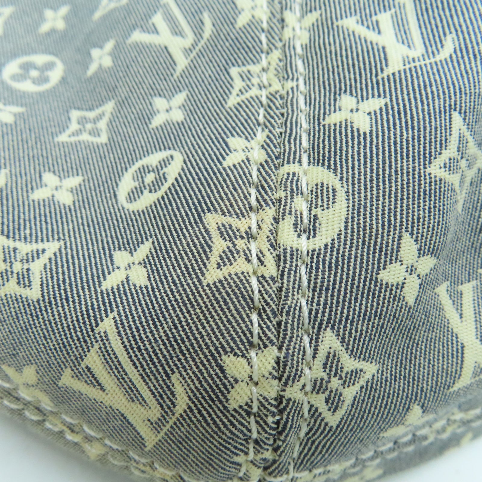 LOUIS VUITTON Monogram Mini Romance Shoulder Bag金扣肩背袋蓝色