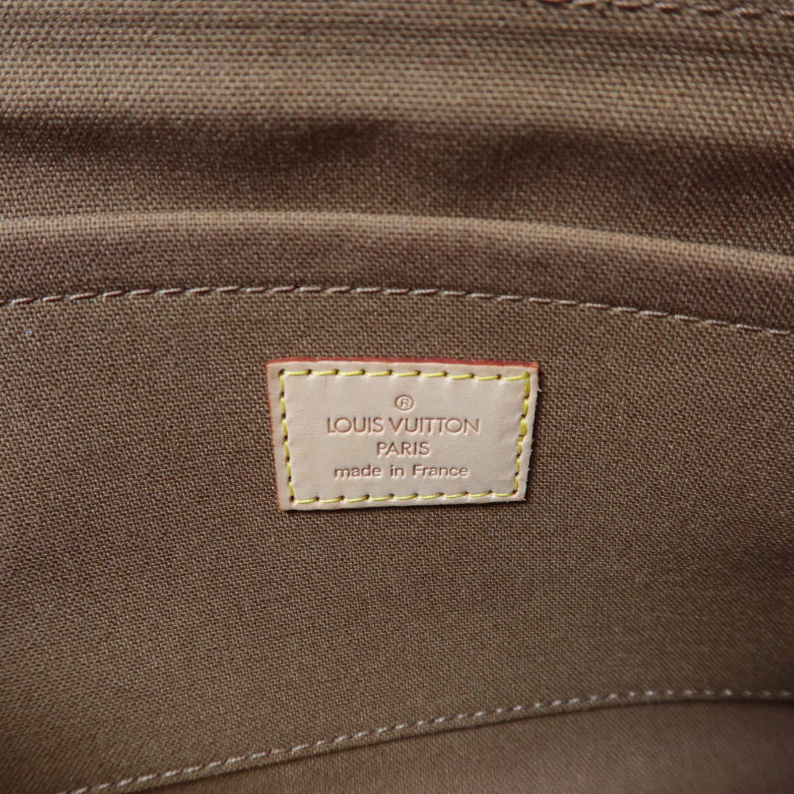 LOUIS VUITTON Monogram Popincourt金扣手挽袋啡色