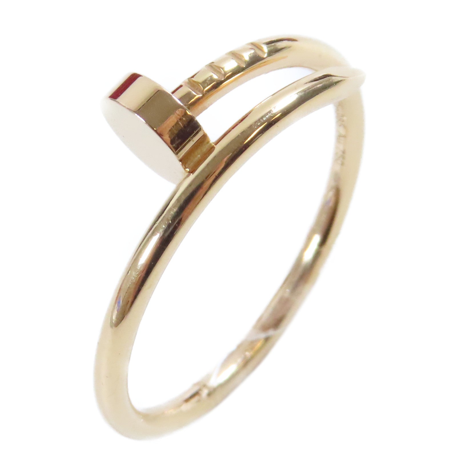 CARTIER 18K玫瑰金Juste Un Clou Ring戒指Cartier#60/US#9