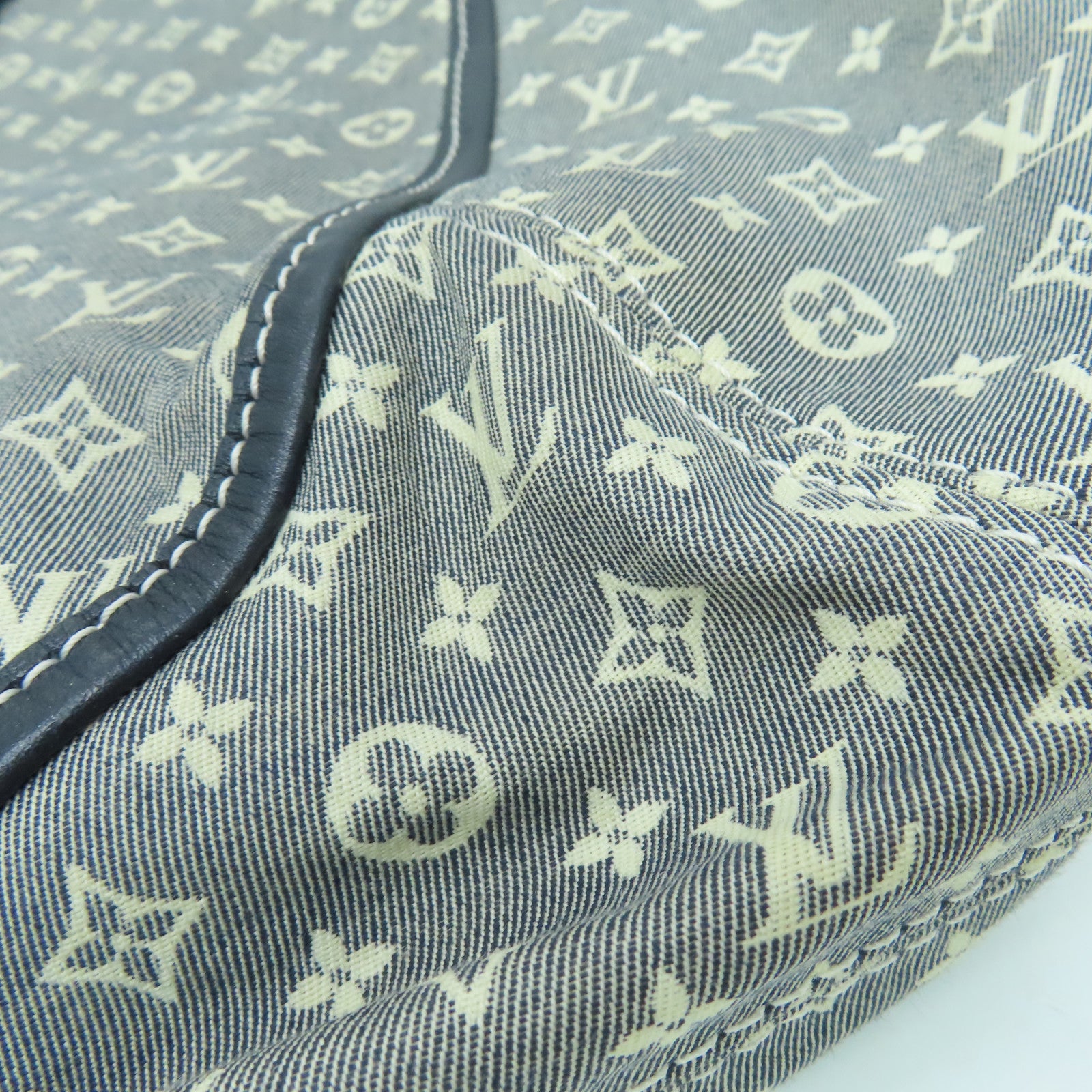 LOUIS VUITTON Monogram Mini Romance Shoulder Bag金扣肩背袋蓝色