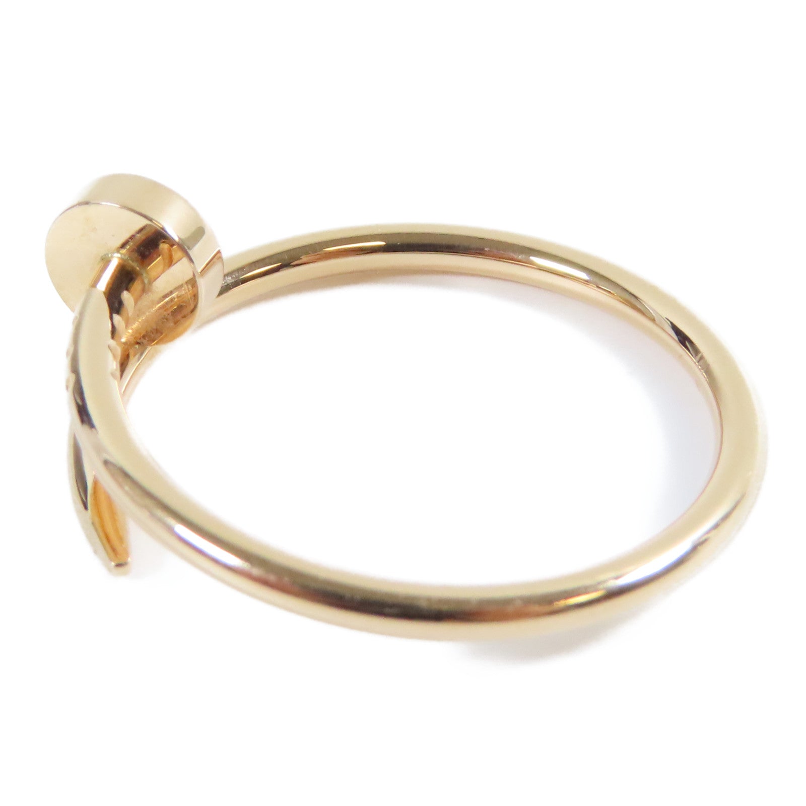 CARTIER 18K玫瑰金Juste Un Clou Ring戒指Cartier#60/US#9
