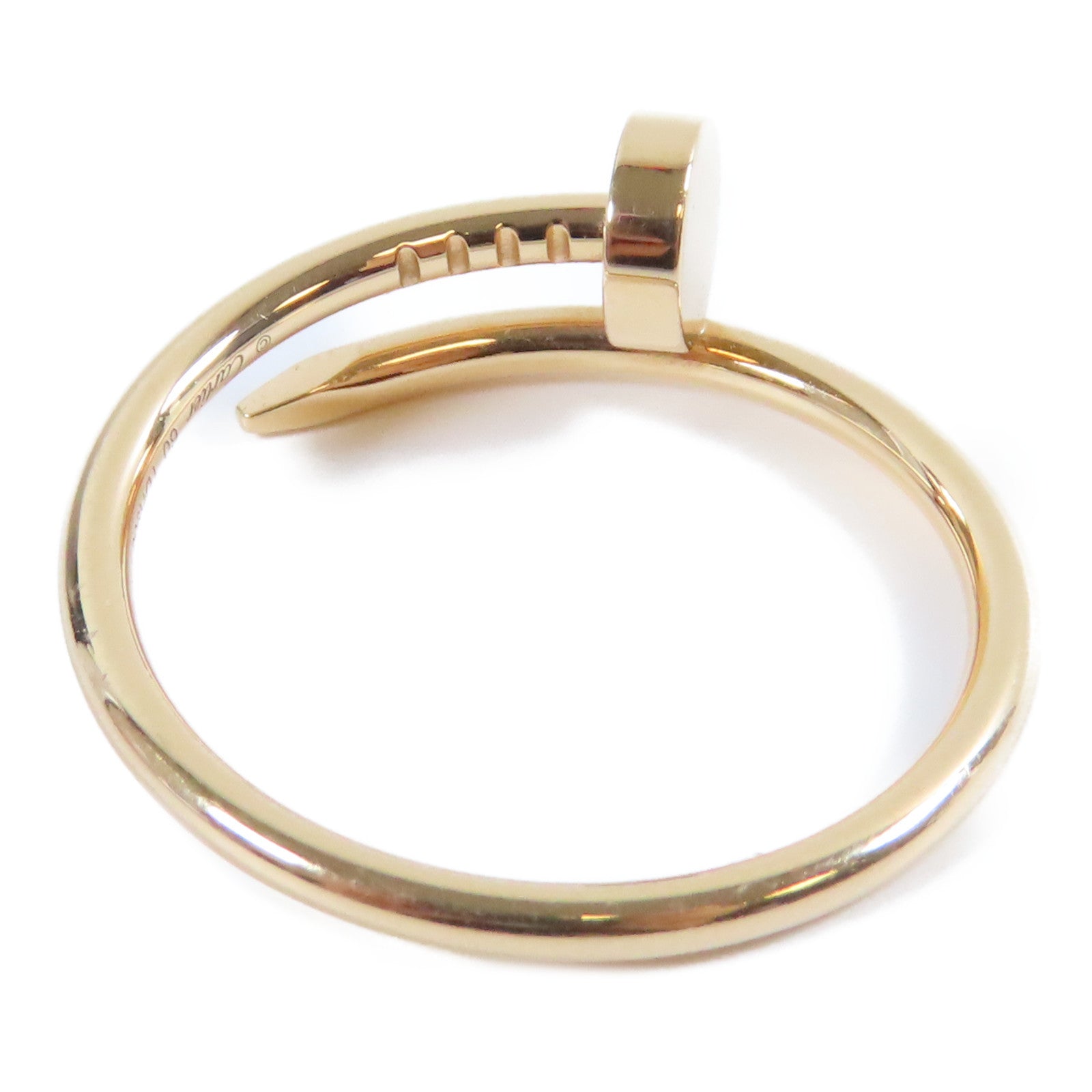 CARTIER 18K玫瑰金Juste Un Clou Ring戒指Cartier#60/US#9