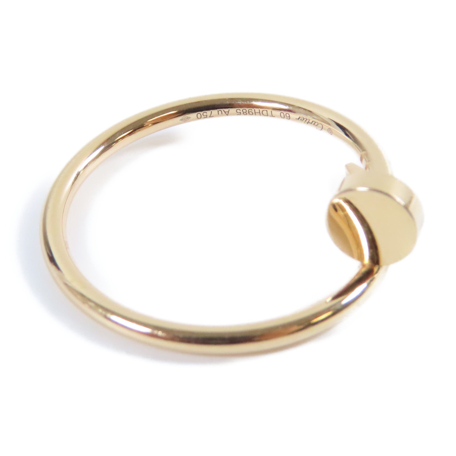 CARTIER 18K玫瑰金Juste Un Clou Ring戒指Cartier#60/US#9