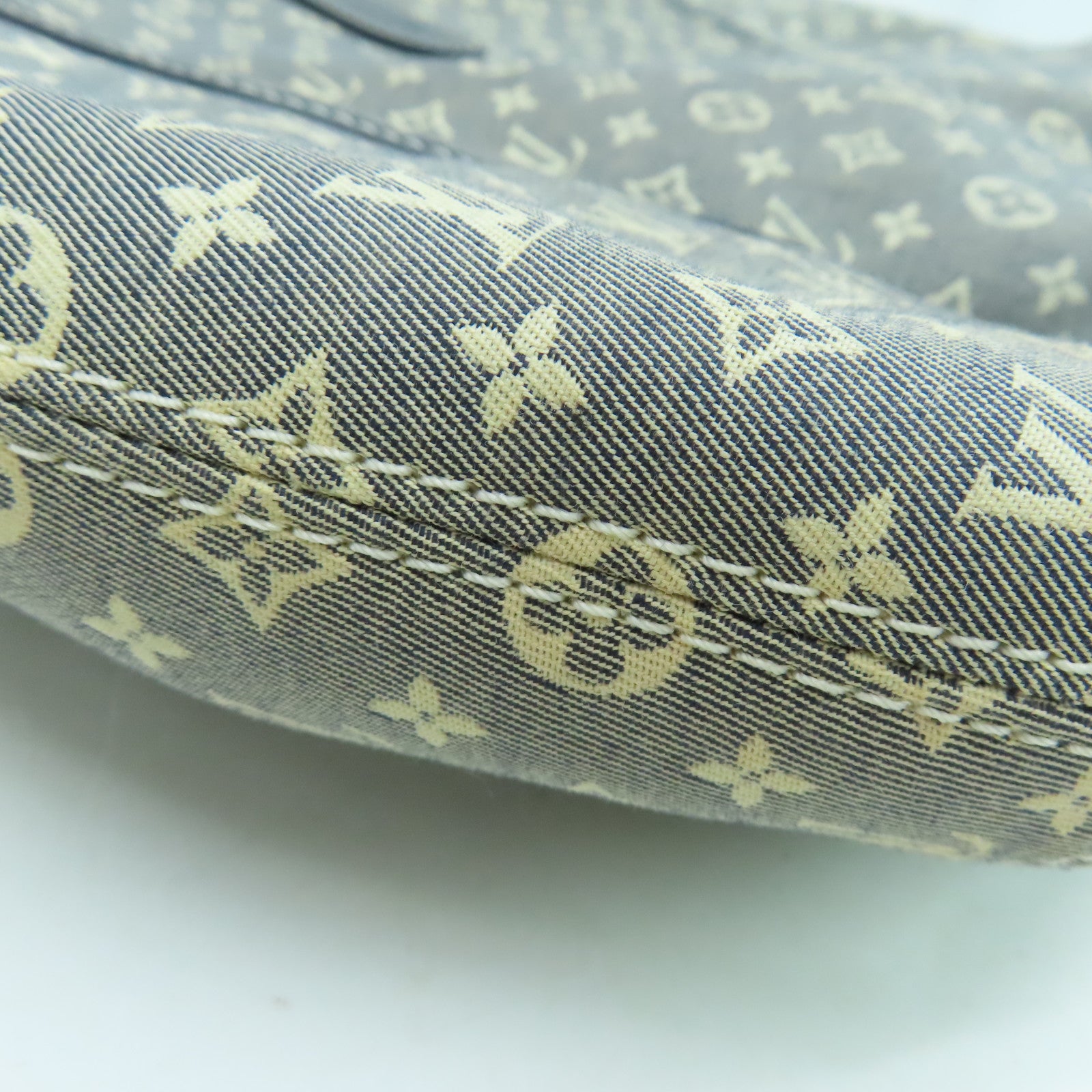 LOUIS VUITTON Monogram Mini Romance Shoulder Bag金扣肩背袋蓝色