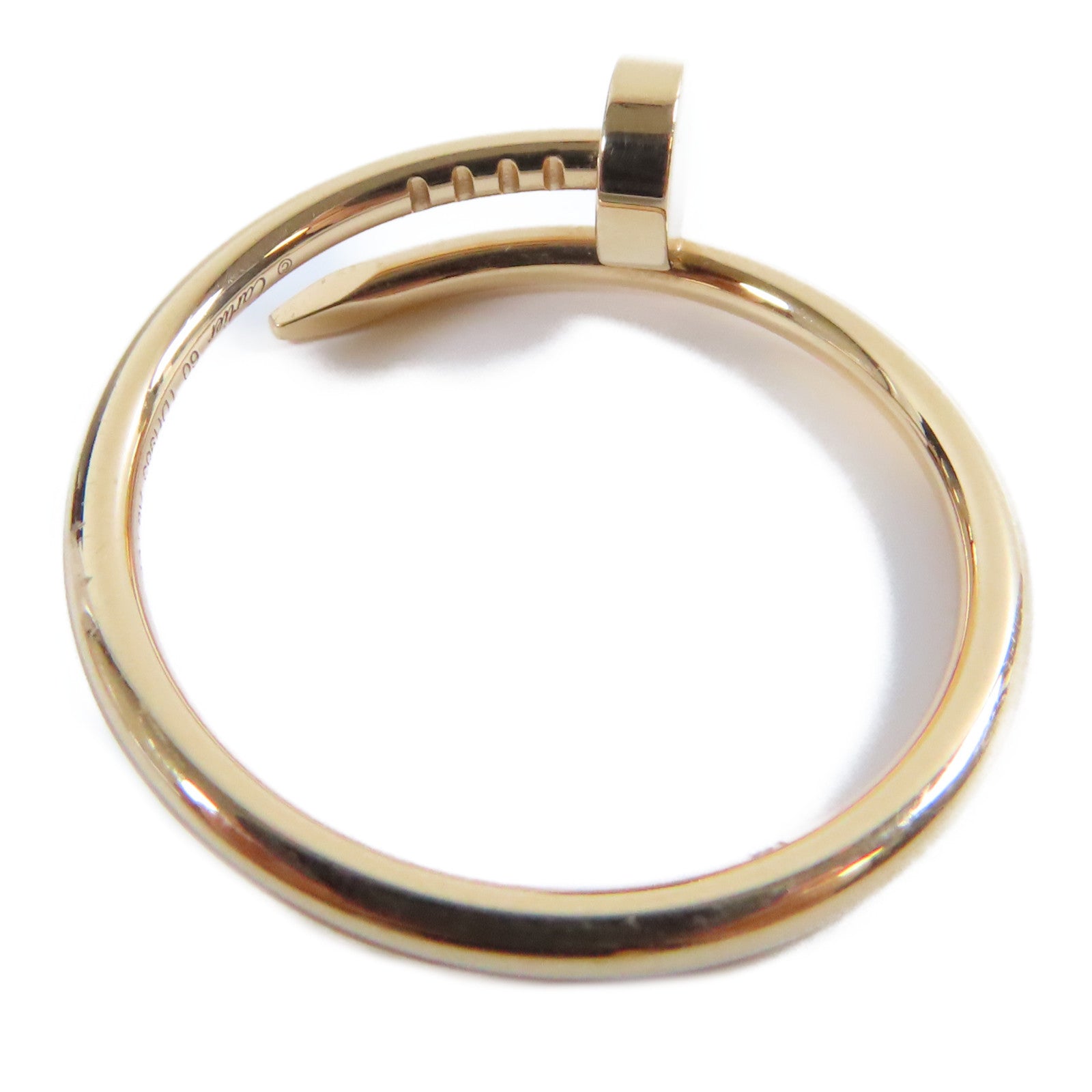 CARTIER 18K玫瑰金Juste Un Clou Ring戒指Cartier#60/US#9