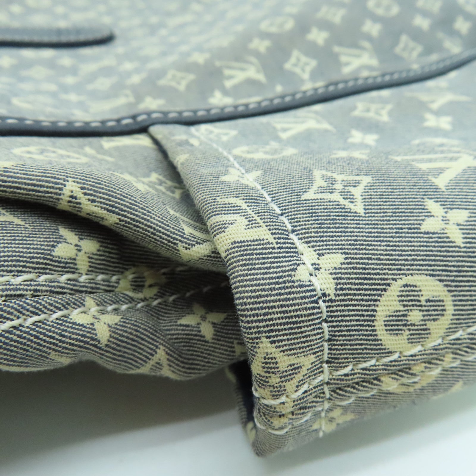 LOUIS VUITTON Monogram Mini Romance Shoulder Bag金扣肩背袋蓝色