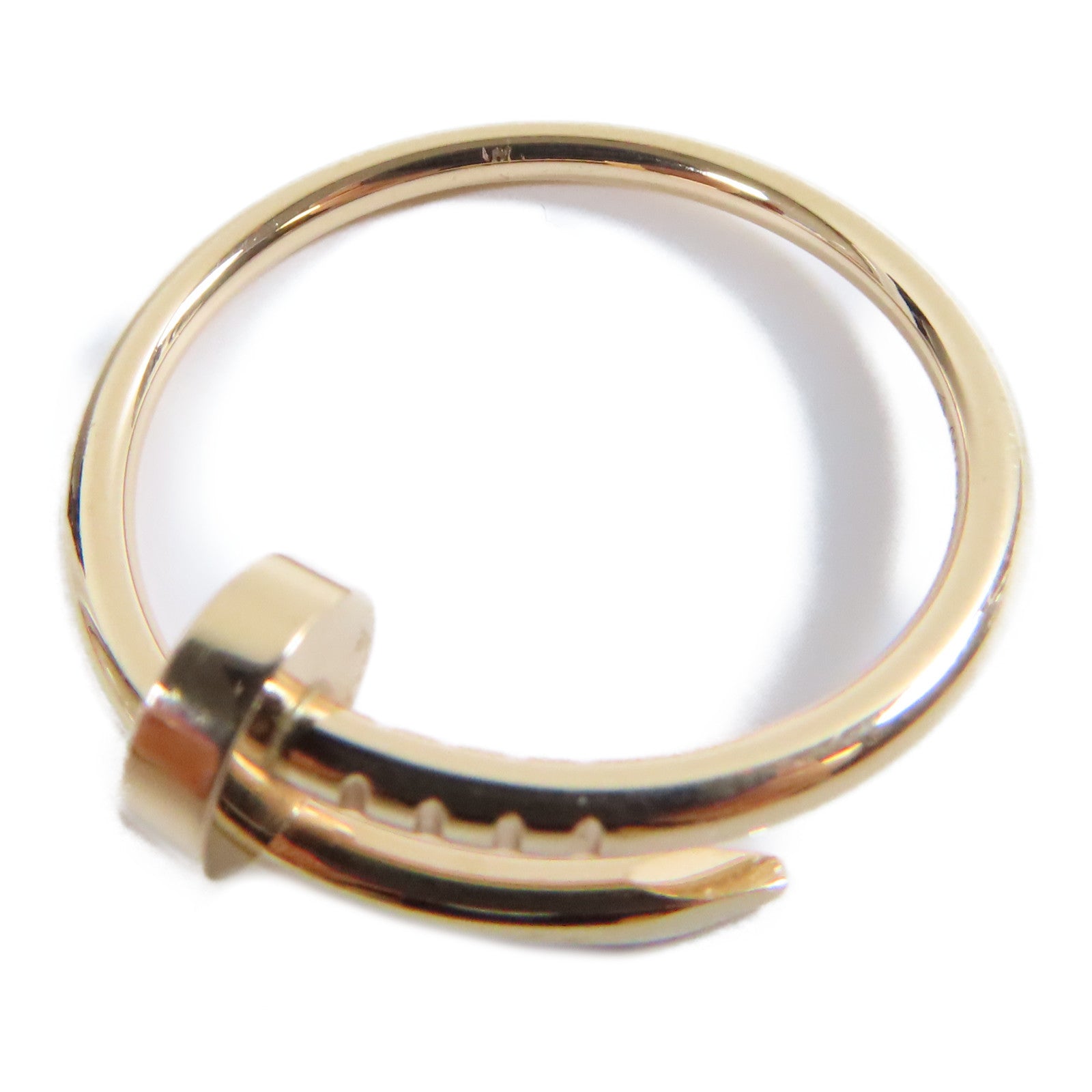 CARTIER 18K玫瑰金Juste Un Clou Ring戒指Cartier#60/US#9