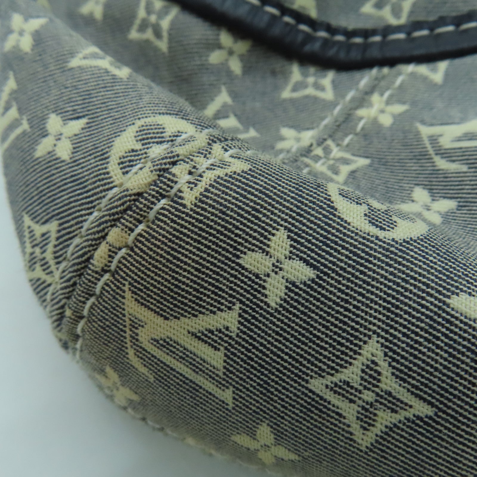 LOUIS VUITTON Monogram Mini Romance Shoulder Bag金扣肩背袋蓝色