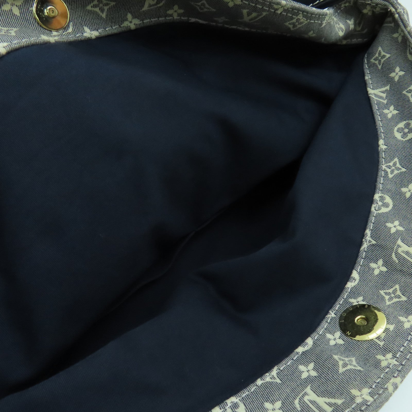 LOUIS VUITTON Monogram Mini Romance Shoulder Bag金扣肩背袋蓝色