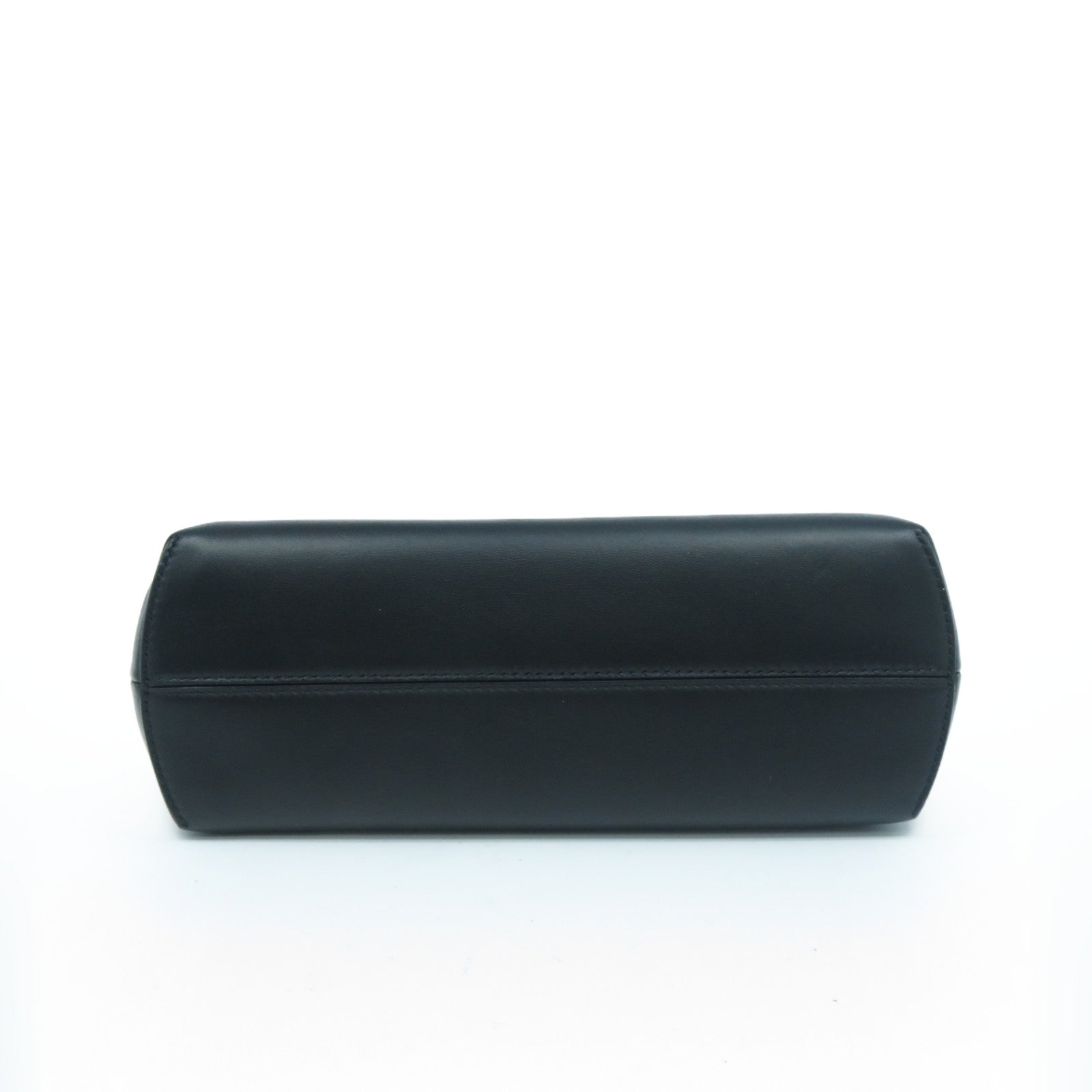 FENDI 牛皮皮革Shoulder Bag金扣肩背袋黑色
